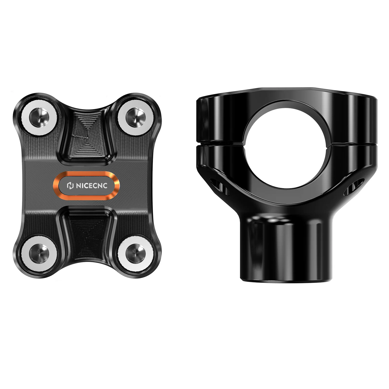 2" Handlebar Risers For Harley Dyna Low Rider Street Bob Super Glide 1.25" Bar - Image 11