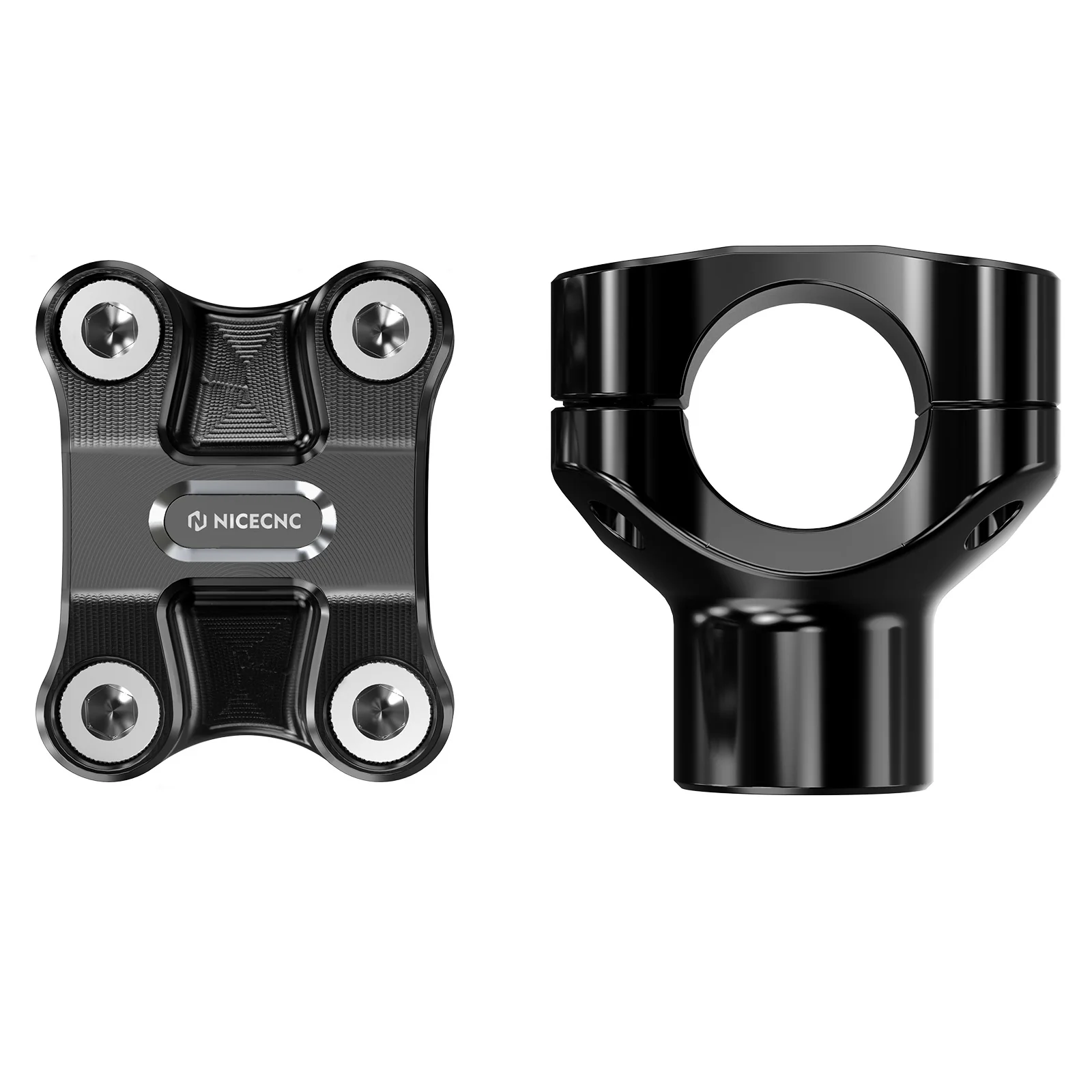 2" Handlebar Risers For Harley Dyna Low Rider Street Bob Super Glide 1.25" Bar - Image 18