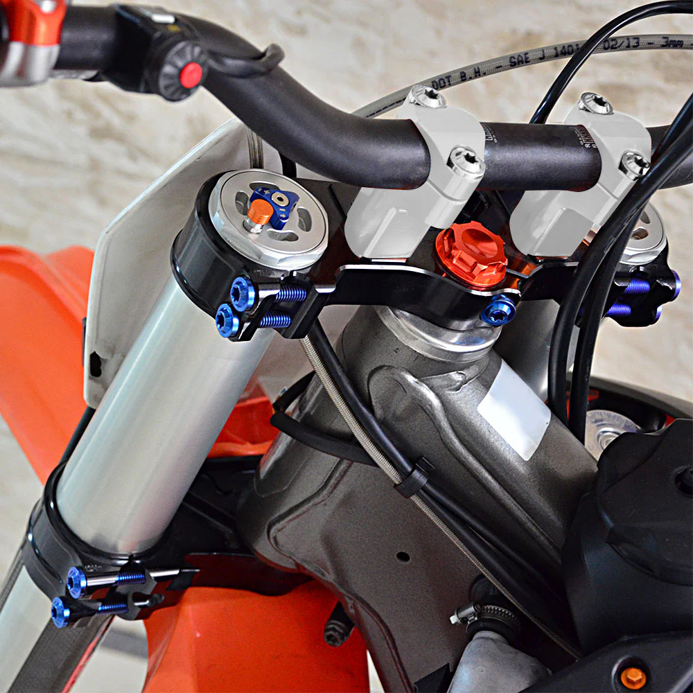 28mm Handlebar Mounts Clamp Riser For KTM 350 500 EXCF 2005-2015 - Image 5