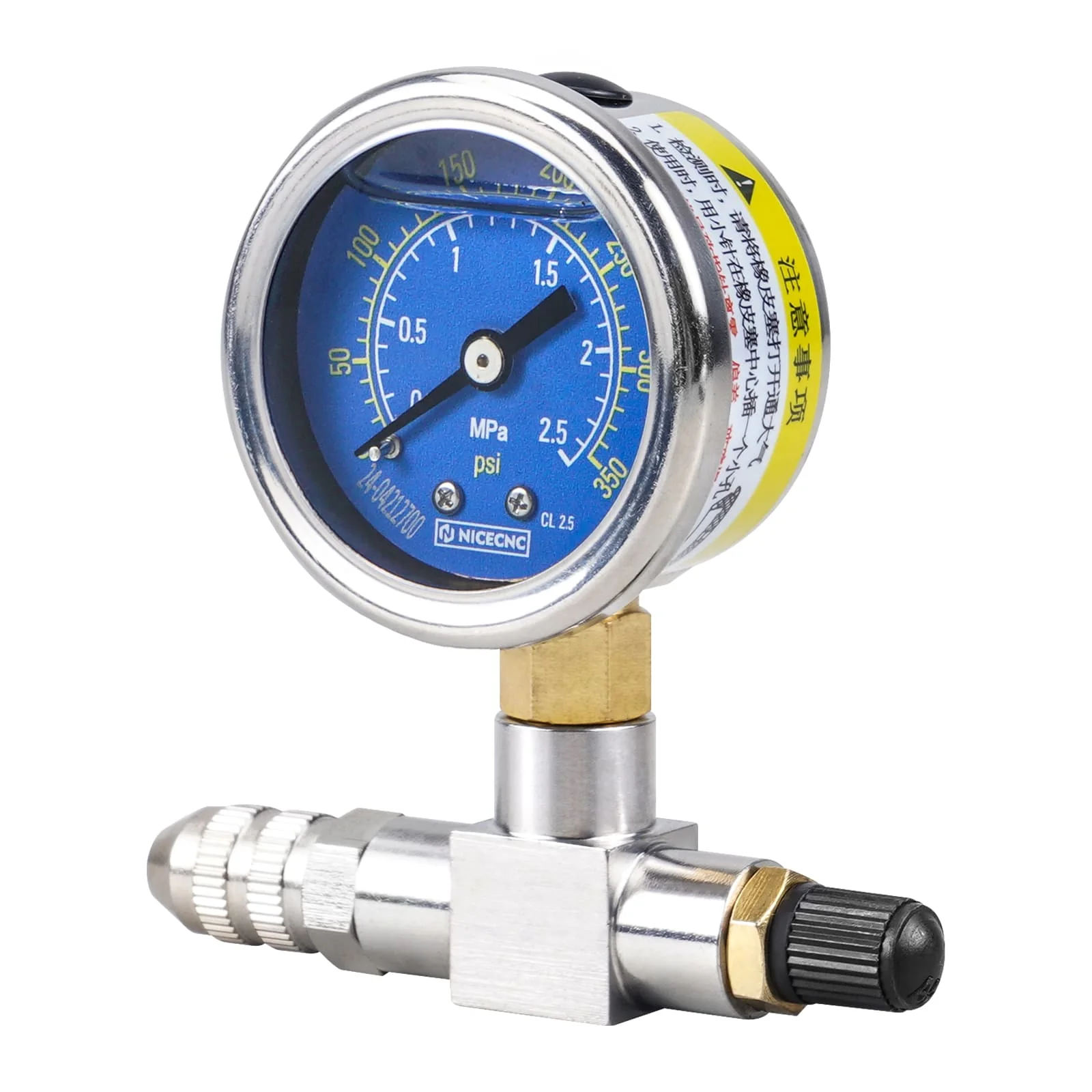 350 PSI Shock Nitrogen Needle Fill Tool For Universal Motorcycles ATV UTV Polaris RZR Can Am - Image 4