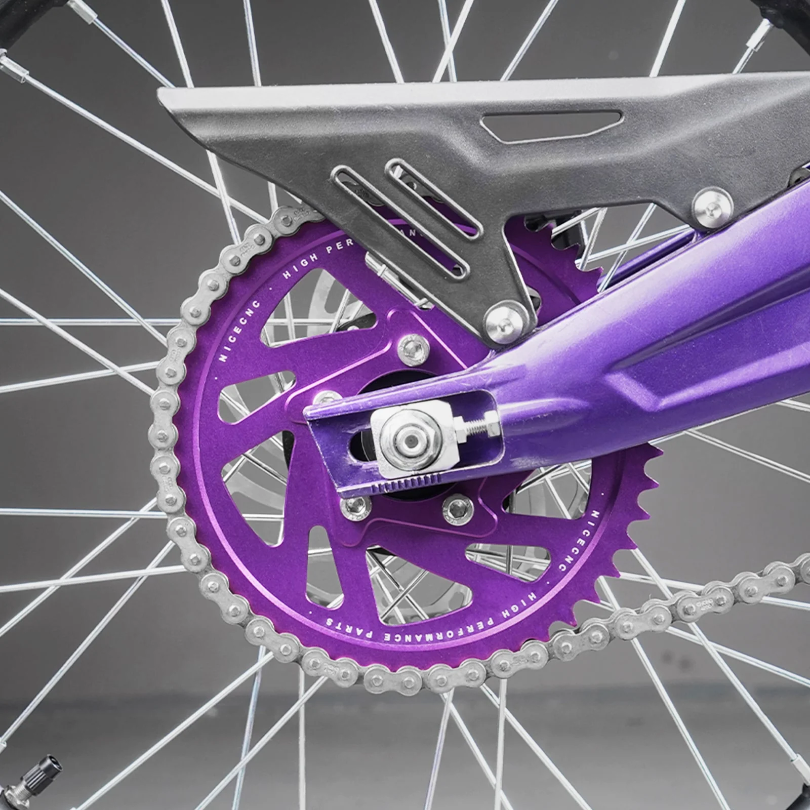 48T Rear Sprocket & Chain Guard For Surron Light Bee X / S Segway X160 X260 - Image 10