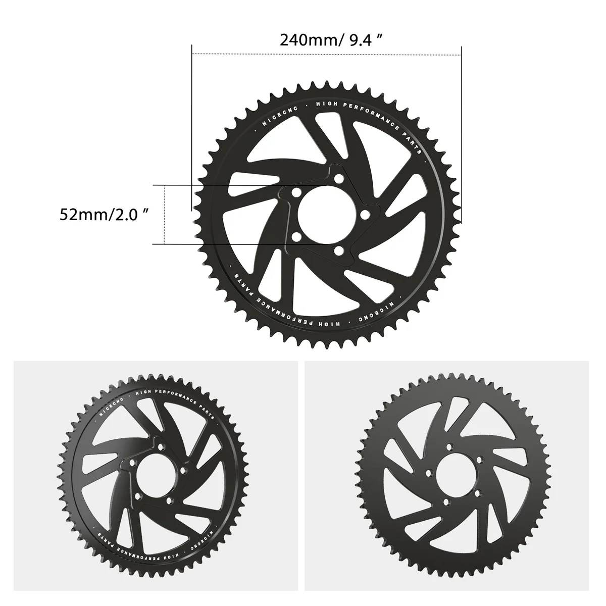 58T Rear Sprocket & Sprocket Bolts For Surron Light Bee Segway X160 X260 - Image 14