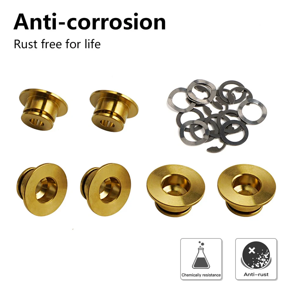 6 Sets Alloy Brake Disc Bobbins & Circlip 4.5-5.2MM - Image 6