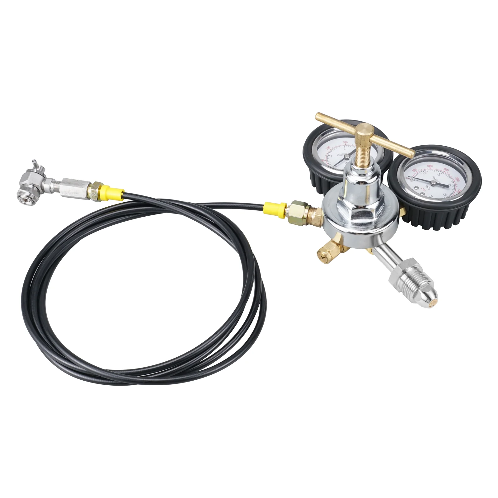 Universal Nitrogen Regulator Shock Fill Kit 8' Hose w/ CGA580 Connection - Image 2