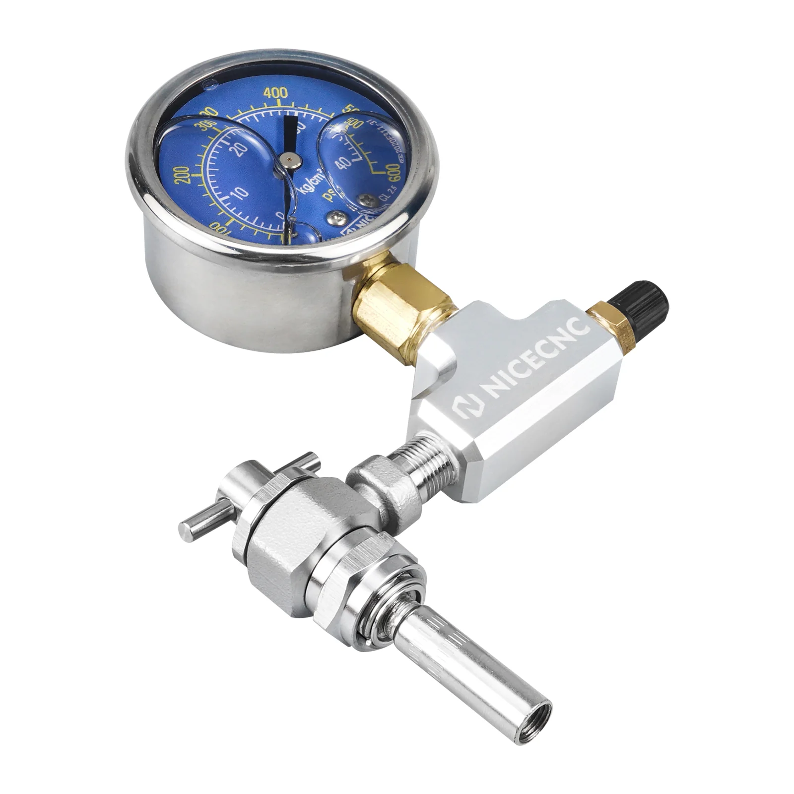 Upgraded 600PSI High Accuracy Nitrogen Filling Tool with Extension Special For Schrader Valve Shock - Image 3