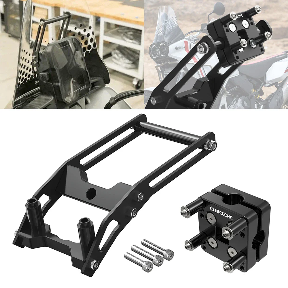 Adjustable 12MM Bar GPS Mount for Ducati DesertX 2022-2024 - Image 8