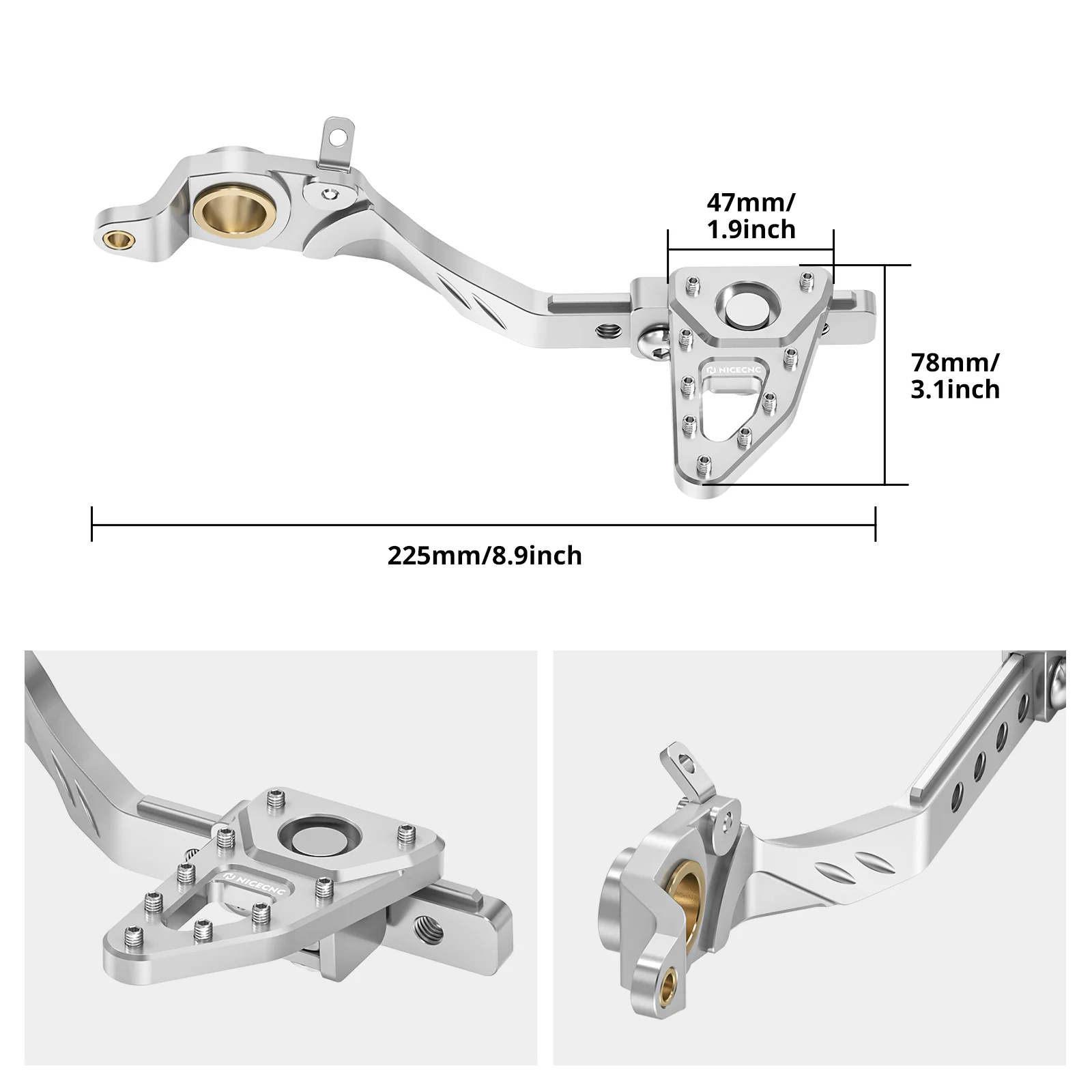Adjustable Rear Brake Lever Pedal For BMW R1200GS R1250GS - Image 13