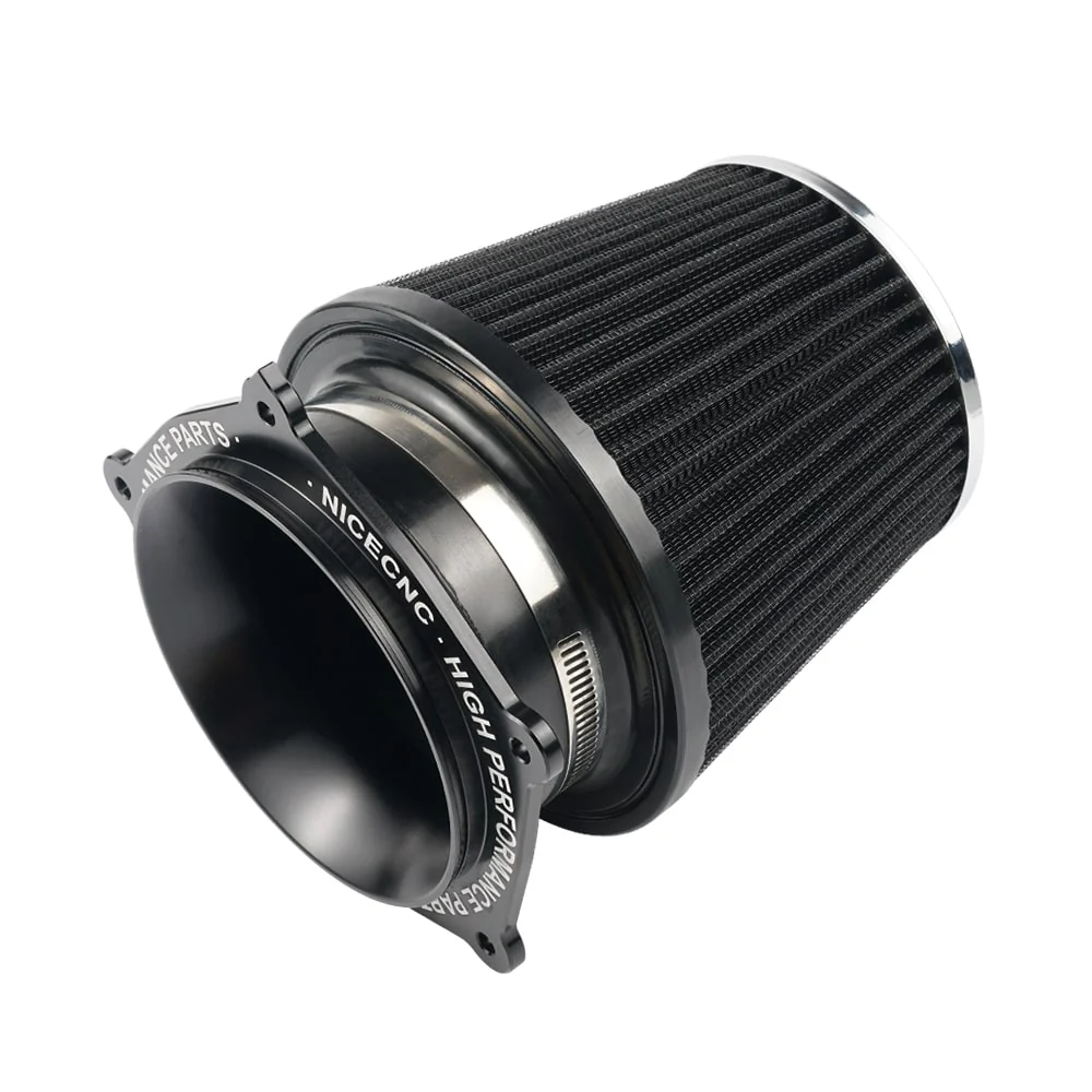High Flow ATV Air Filter Intake w/ Adapter Kit For Yamaha YFZ450R 2009-2024 - Image 15