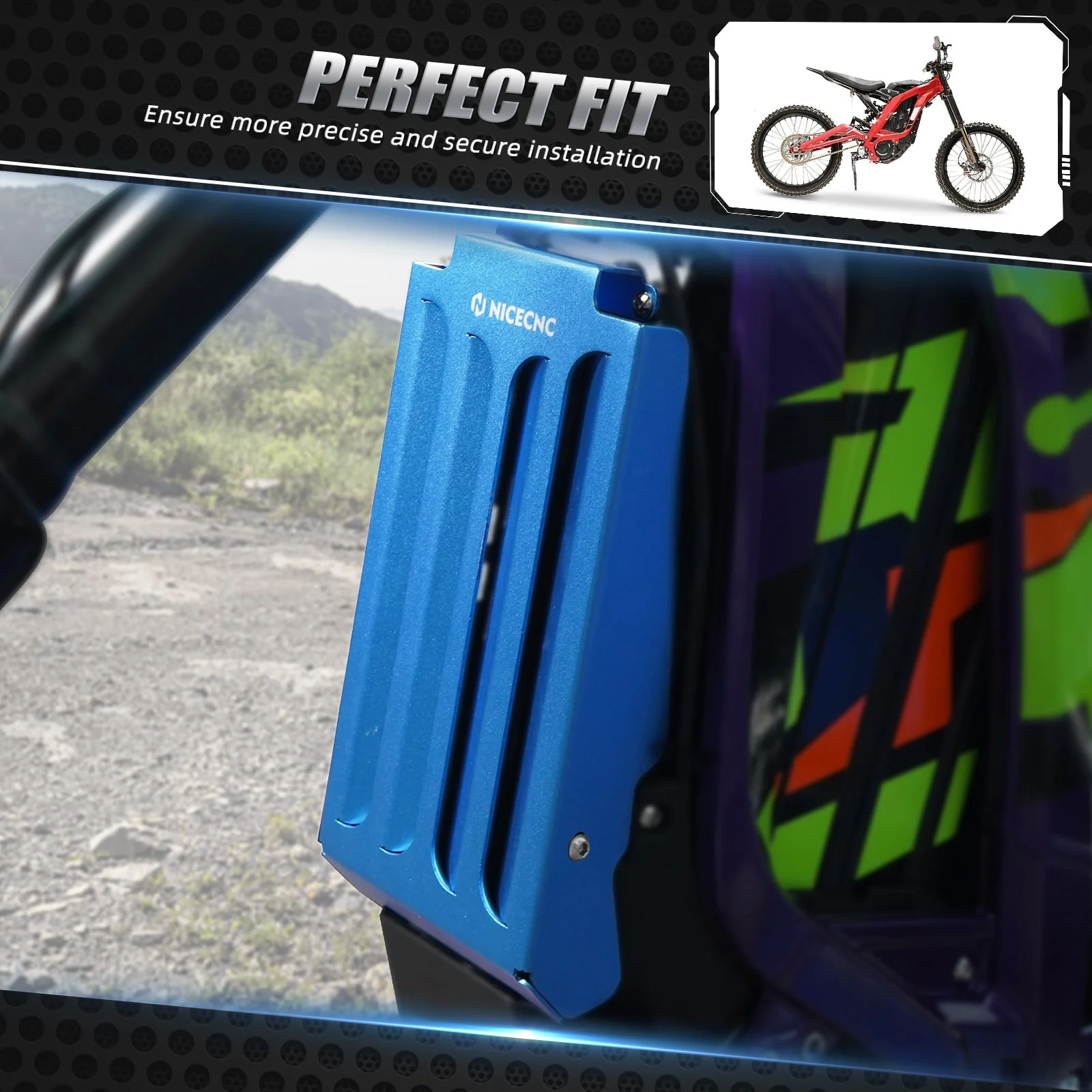 Aluminum Controller Cover For Surron Light Bee X/ S/ L1E Segway X160 X260 Dirt Bike - Image 3