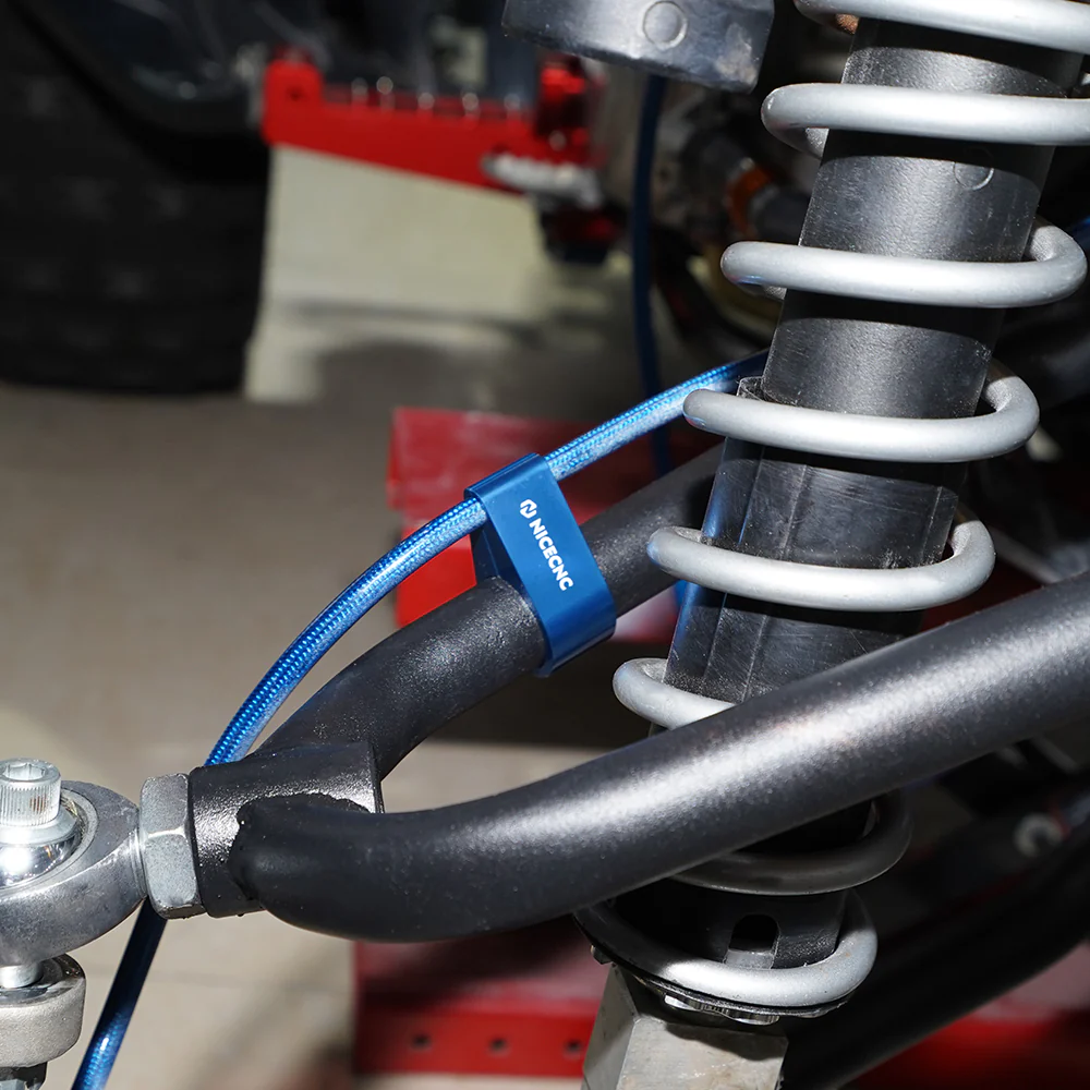 ATV Adjustable A-Arm Brake Line Hose Clamp For Honda TRX450R TRX250X TRX400X - Image 3