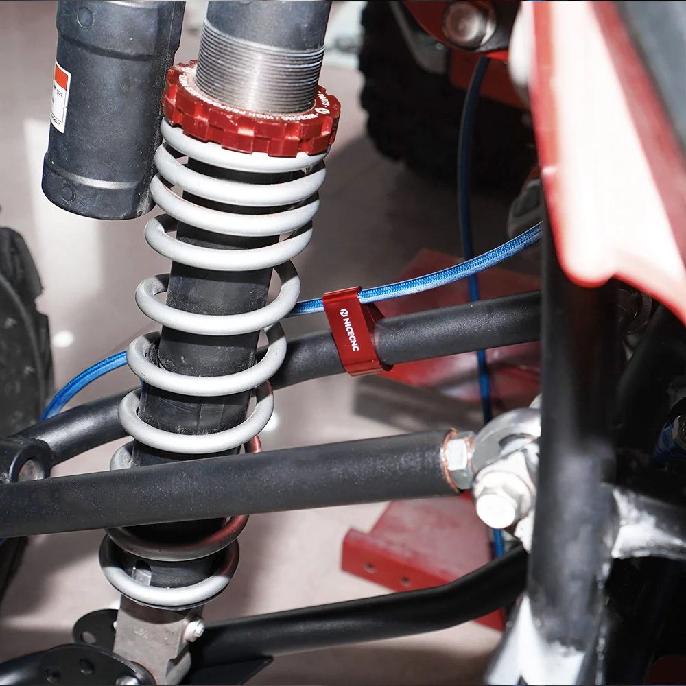 ATV Adjustable A-Arm Brake Line Hose Clamp For Honda TRX450R TRX250X TRX400X - Image 9