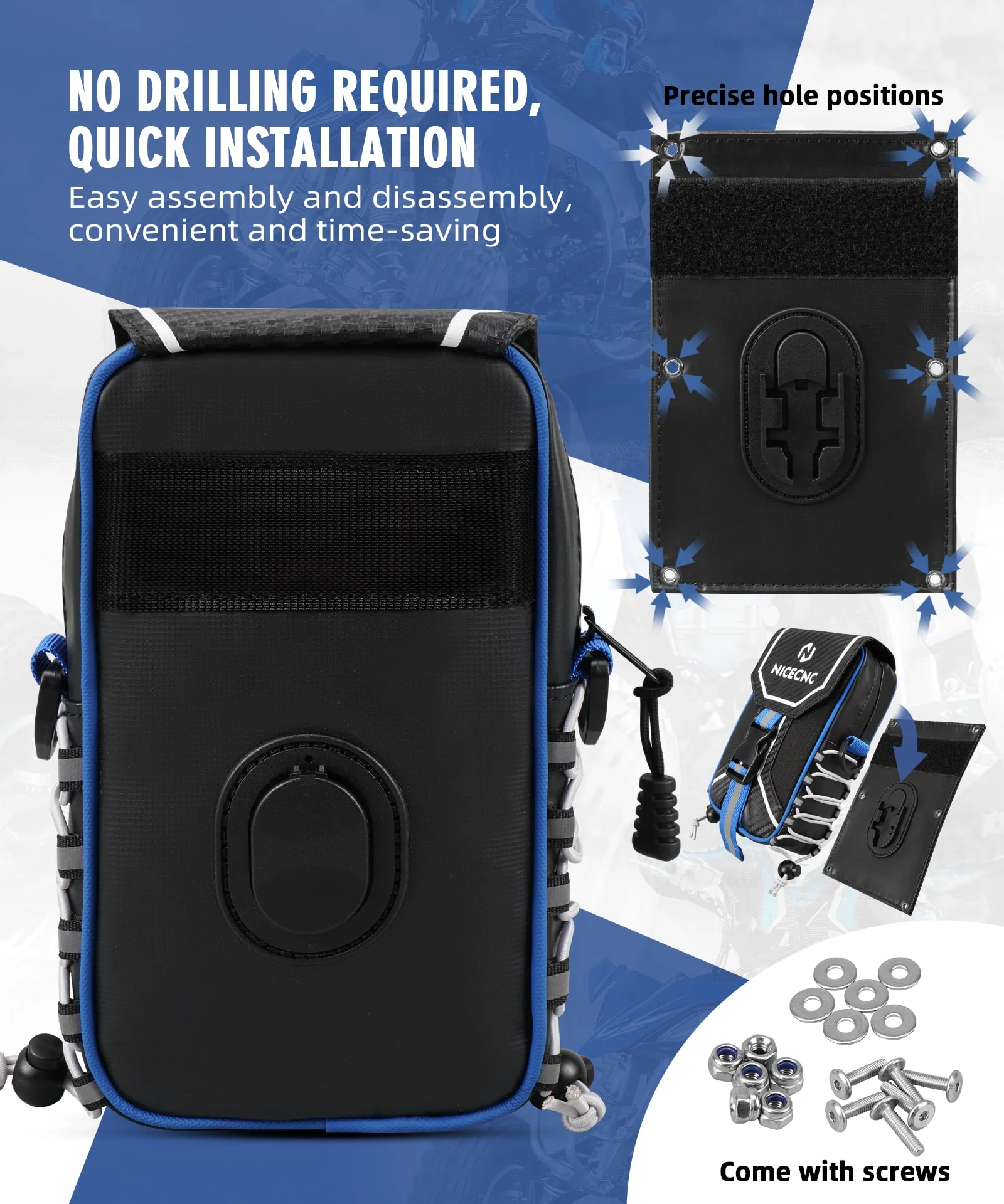 ATV Fender Storage Bag For Yamaha YFZ450R YFZ450X - Image 9