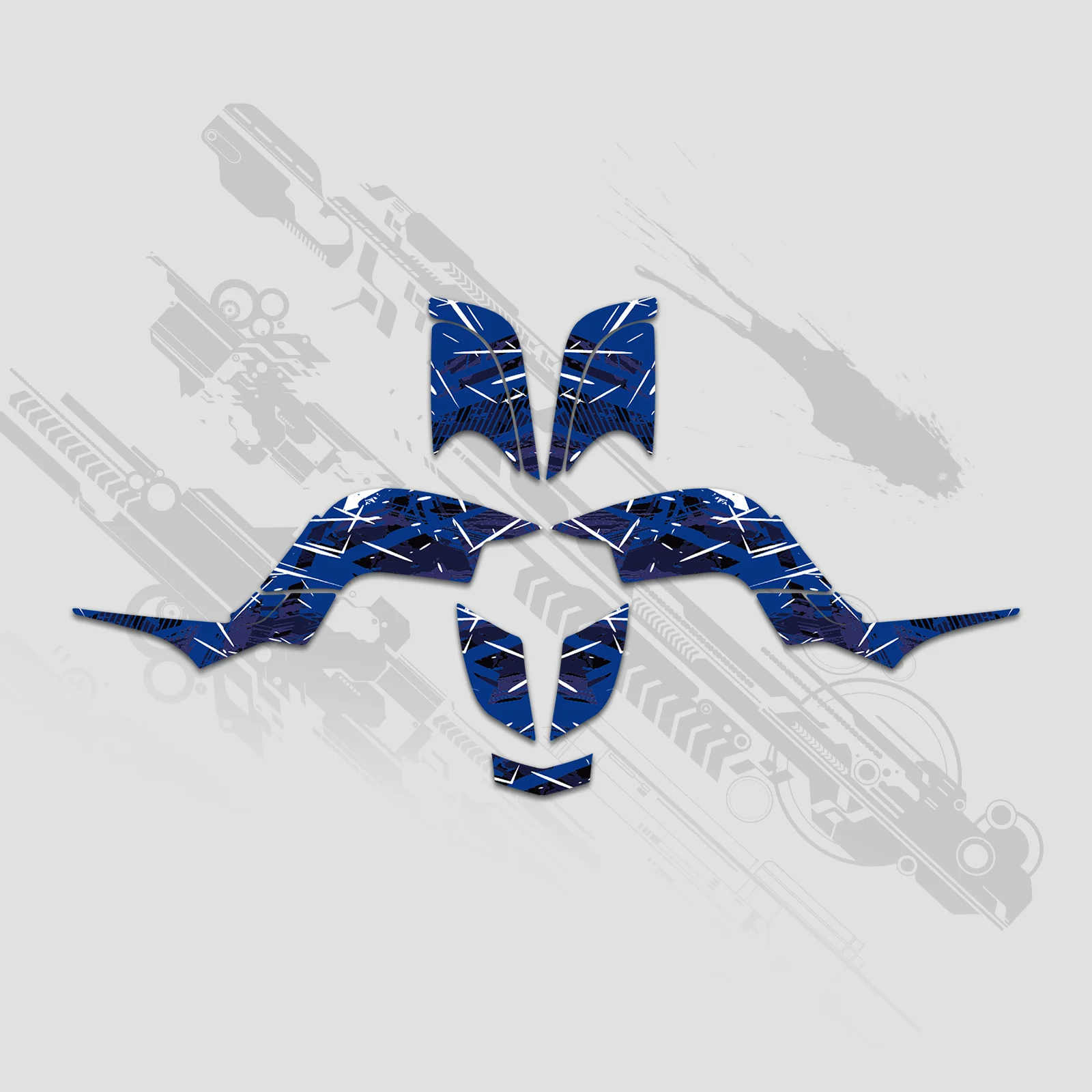 ATV Full Graphics Decals Stickers Kit For Yamaha RAPTOR 660 2001-2005 - Image 2