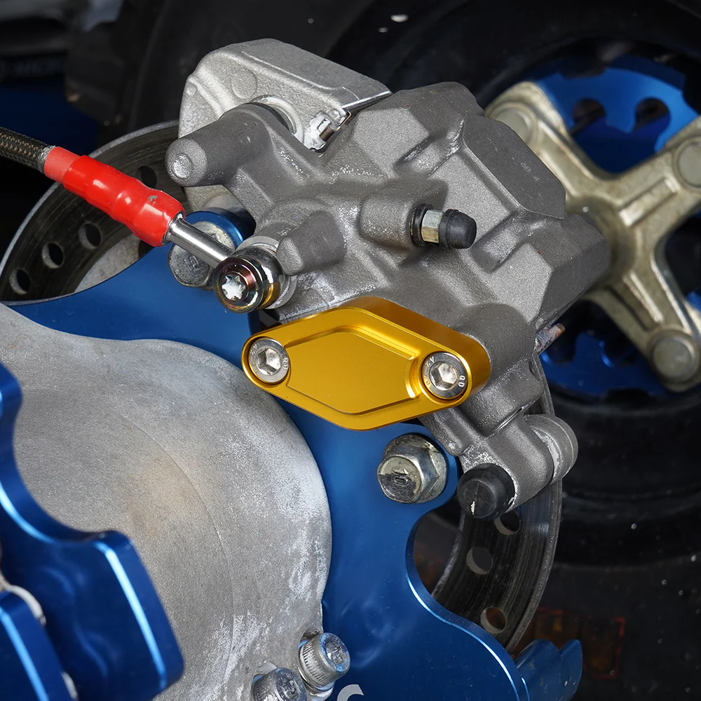 ATV Parking Brake Block Off Plate Kit For Yamaha Polaris Can-Am Kawasaki Arctic Cat - Image 8