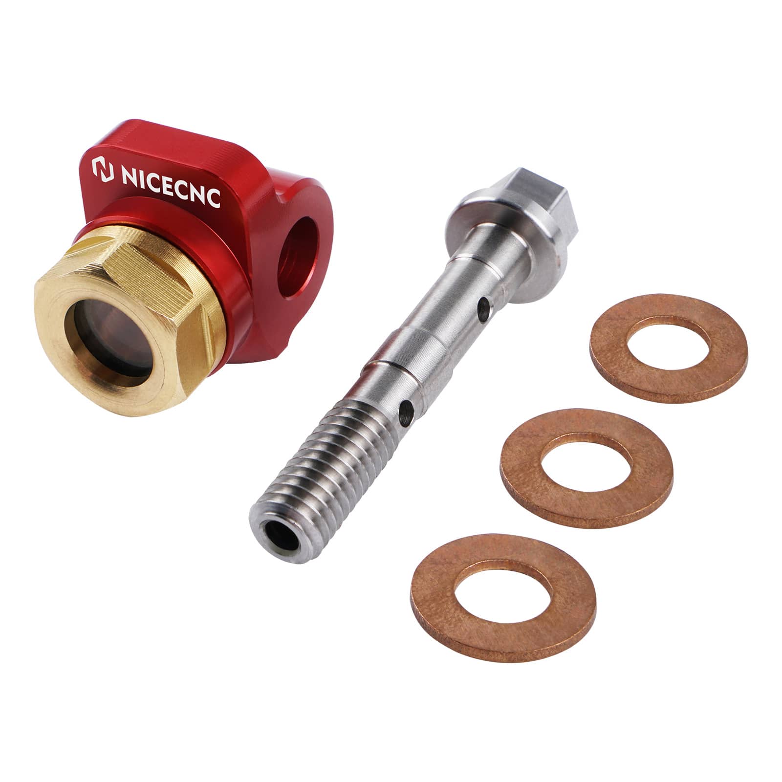 Banjo Bolt Oil Sight Glass For Honda XR600R /XR650L 1985-2024 - Image 5