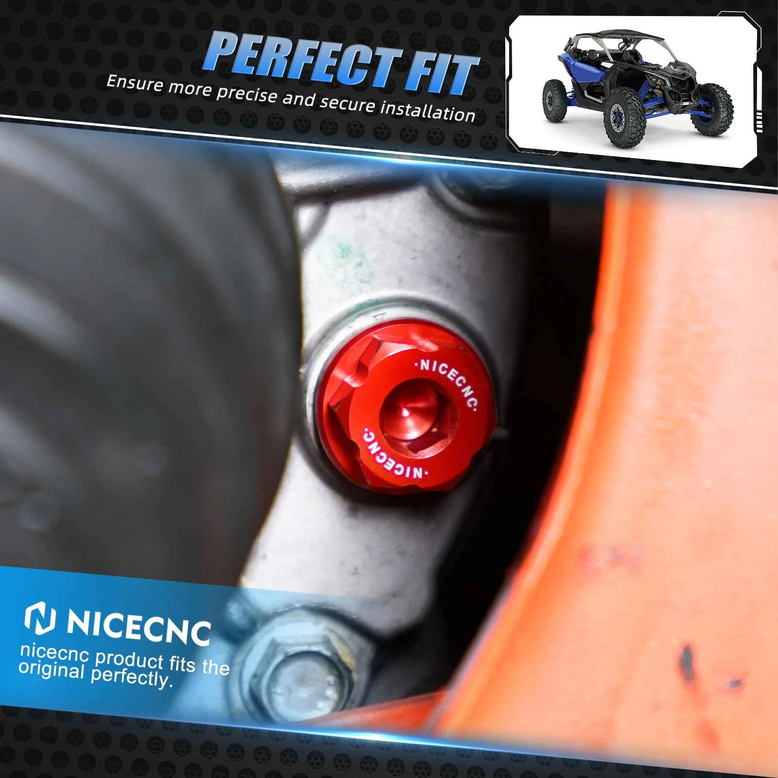 Front Differential Magnetic Oil Drain Plug For Can-Am X3 Defender HD10 Commander 1000R - Image 12