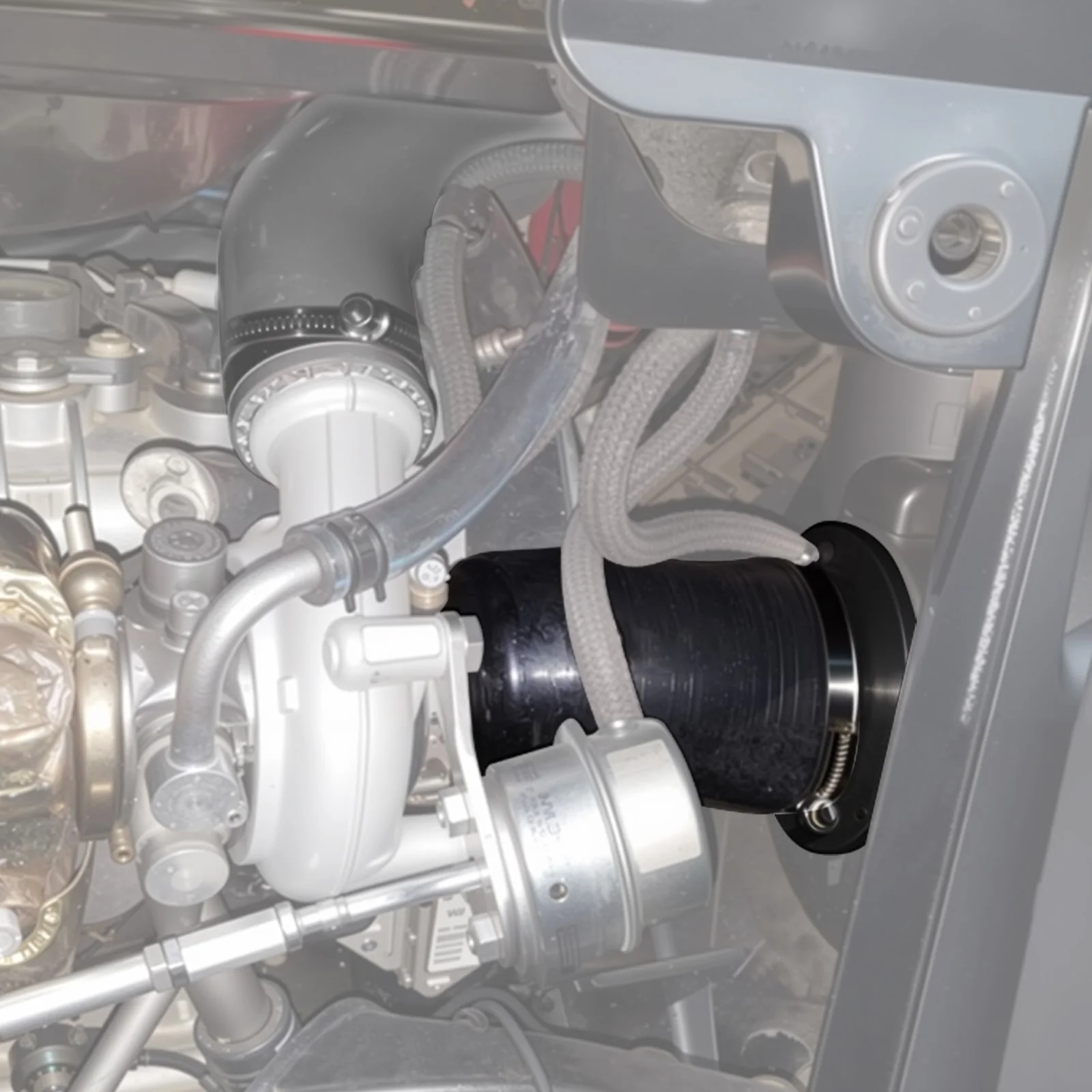 High-Temp Reinforced Turbo Inlet Pipe Intake Hose Kit For Can-Am X3 2017-2019 - Image 2