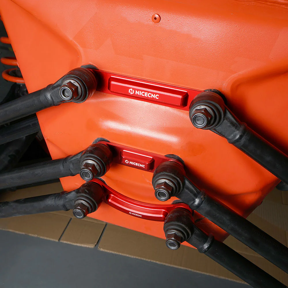 UTV Thickened Radius Rod Dog Bones Race Plates Kit For Can-Am X3 - Image 10