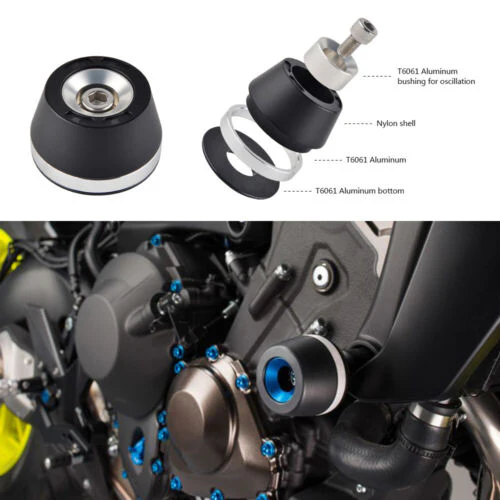 CNC Aluminium Frame Slider Guard Crash Pad Protector For BMW K1200R 2005-2008 - Image 3