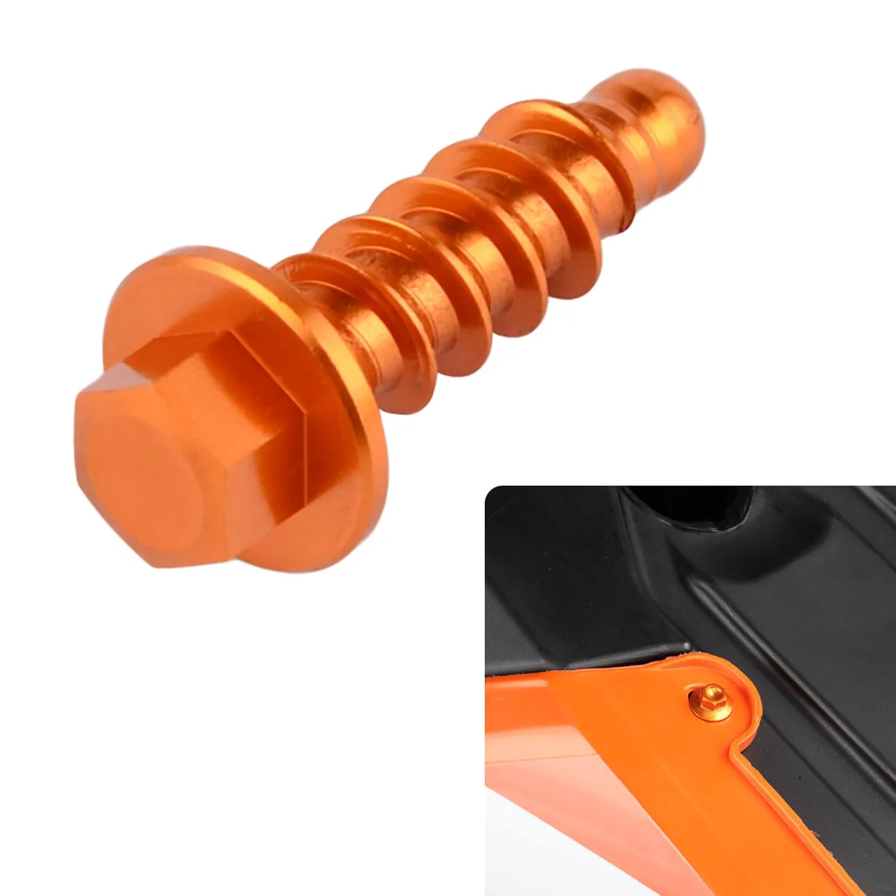 10PCS CNC Fairing Bolts Motorcycle Tapping Screw - Image 2