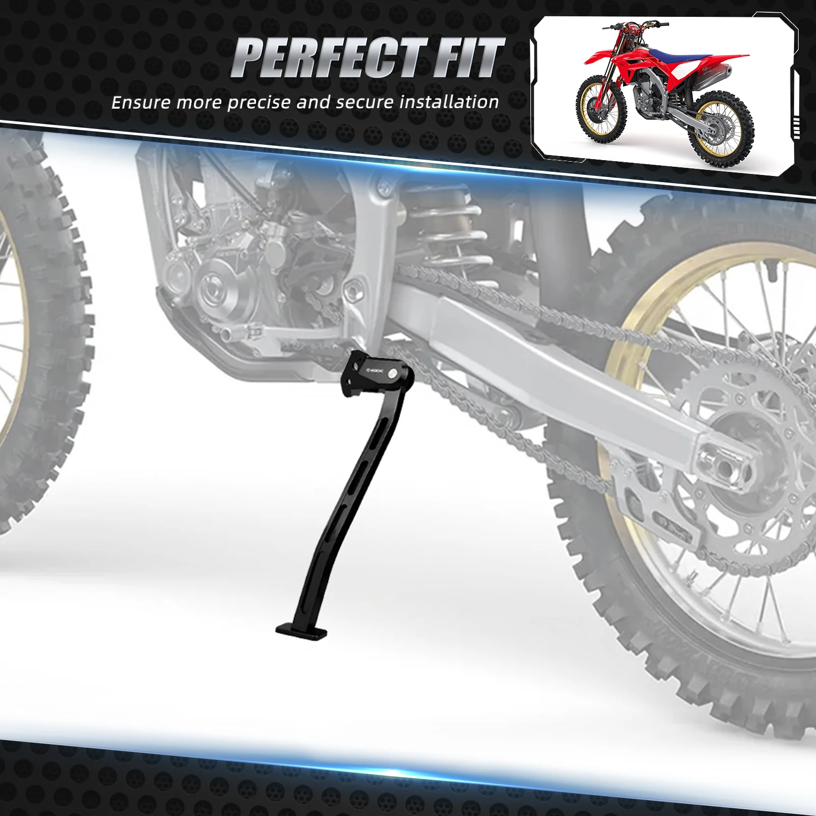 CNC Side Stand Kickstand For Honda  CRF250R 450R 13-18 450RWE 19-20 - Image 3