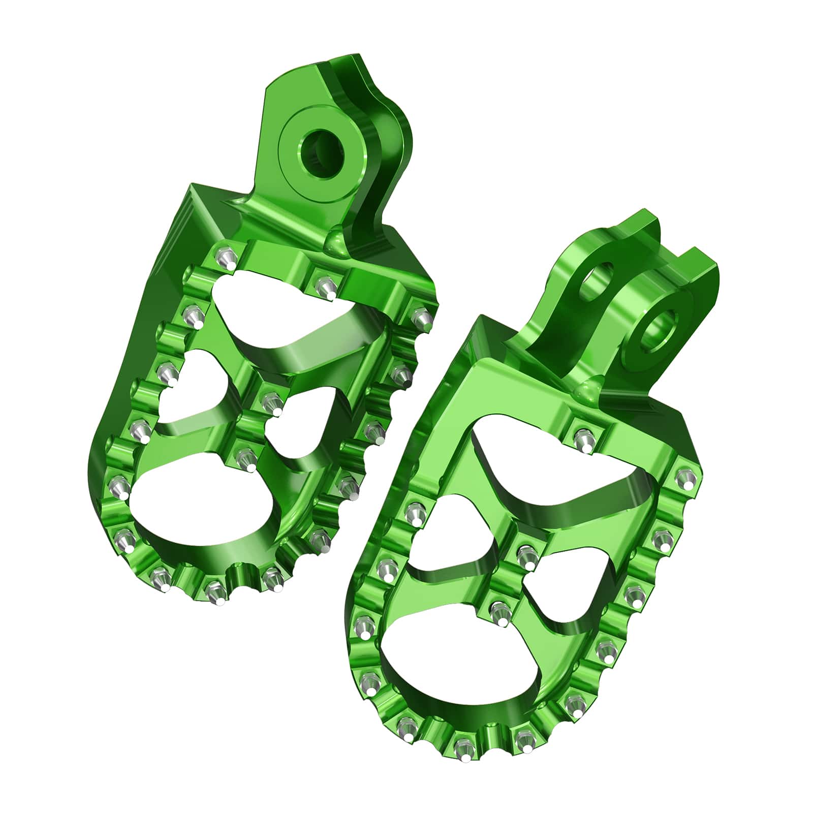 Pair Wide Billet Footpegs For Suzuki RMZ250 2010-2024 RMZ450 2008-2024 - Image 18