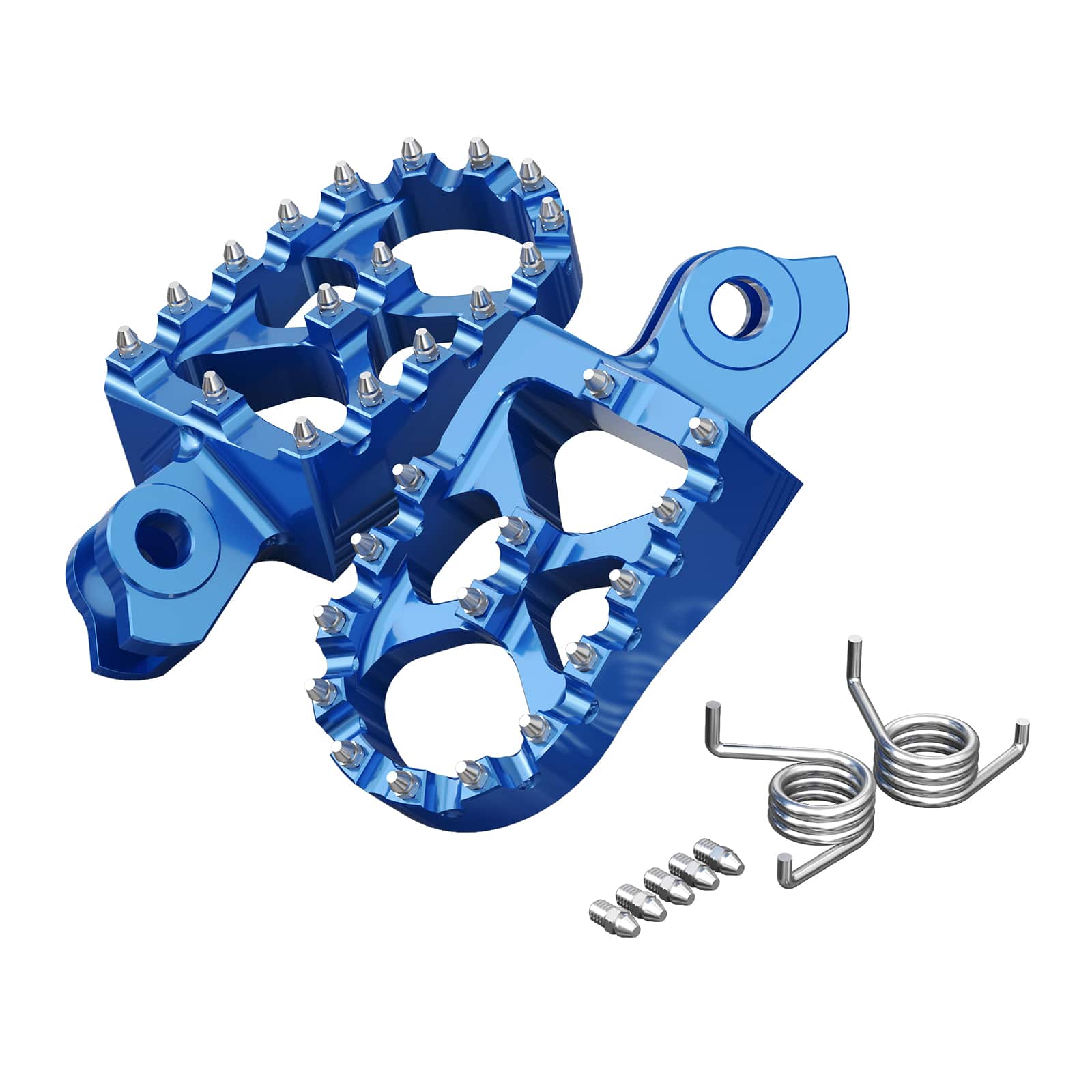 Pair Wide Billet Footpegs For Suzuki RMZ250 2010-2024 RMZ450 2008-2024 - Image 26