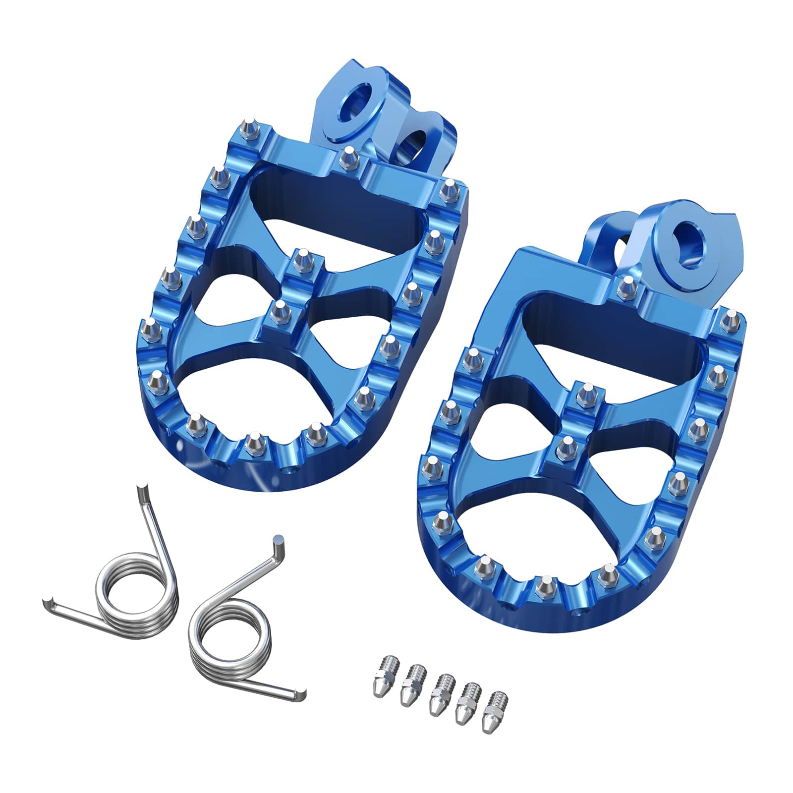 Pair Wide Billet Footpegs For Suzuki RMZ250 2010-2024 RMZ450 2008-2024 - Image 27