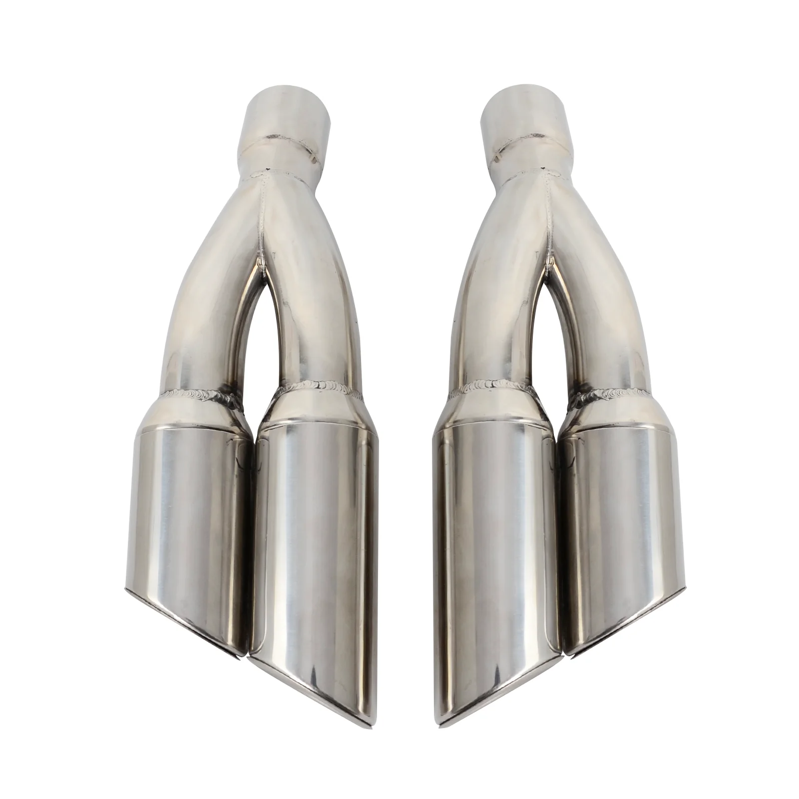 Dual Exhaust Muffler Vent Pipe Slip On 38-51mm Scooters Motorcycle Street Bikes - Image 3