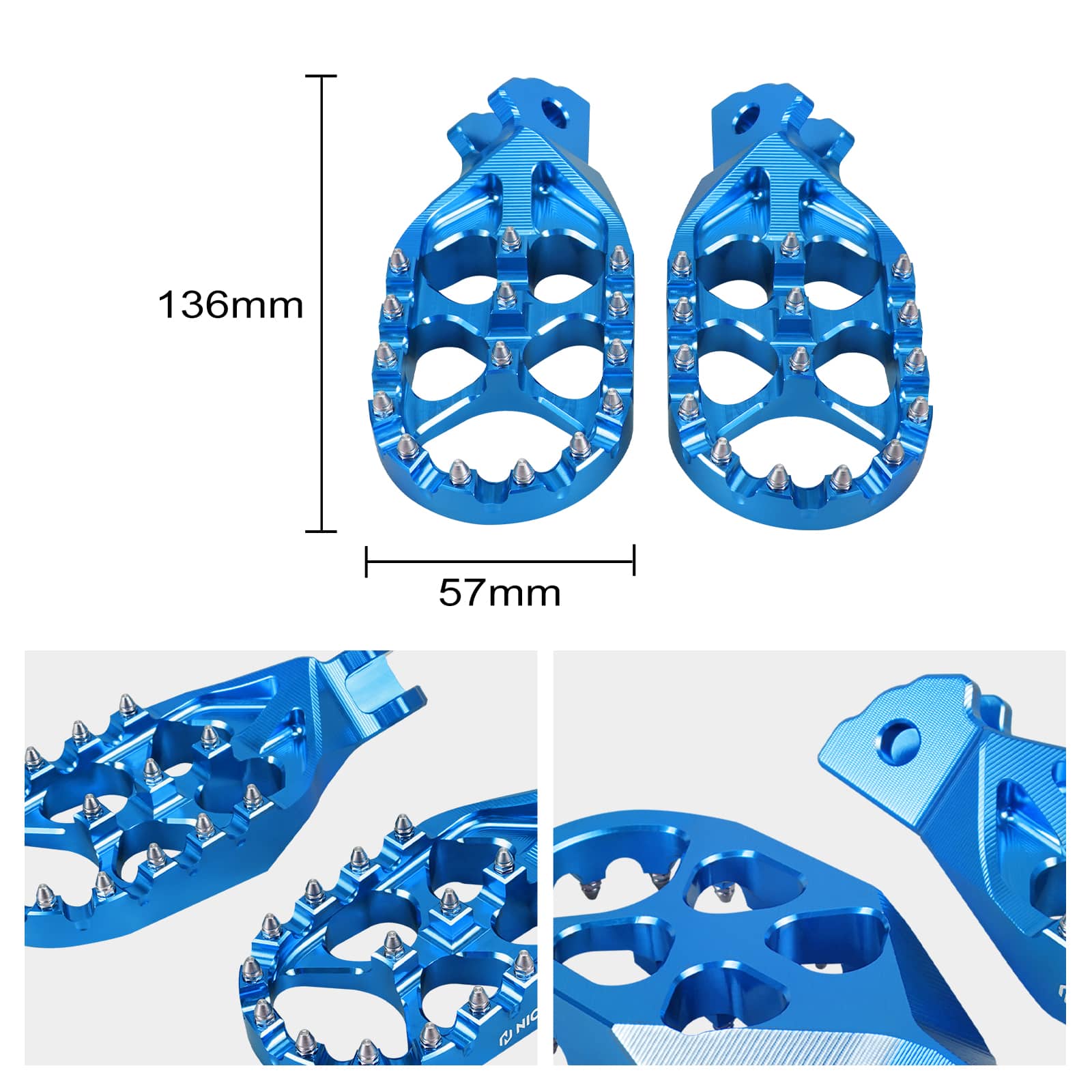 Enlarged Foot Pegs Footrest For Surron Light Bee X/ S/ L1E Segway X160 X260 - Image 13