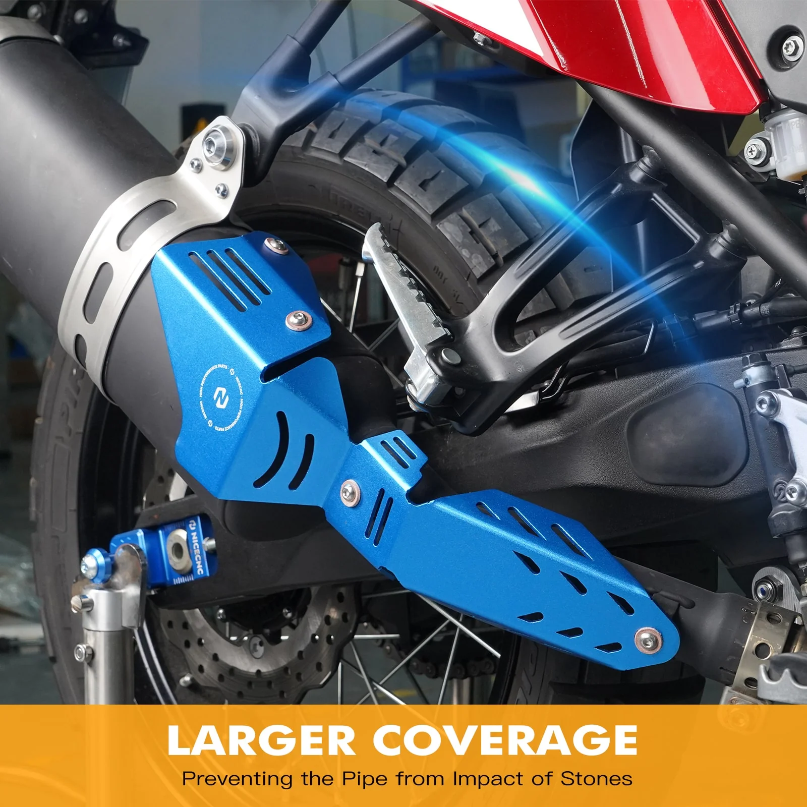 Exhaust Pipe Heat Shield Guard Cover For Yamaha Tenere 700 /XTZ 700 2019-2024 - Image 3