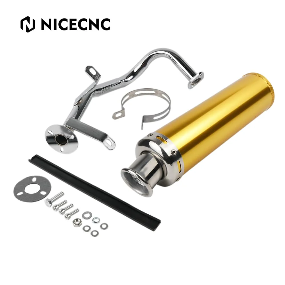 Exhaust System Muffler Pipe For Gy6 50cc QMB139 Chinese Scooter - Image 6