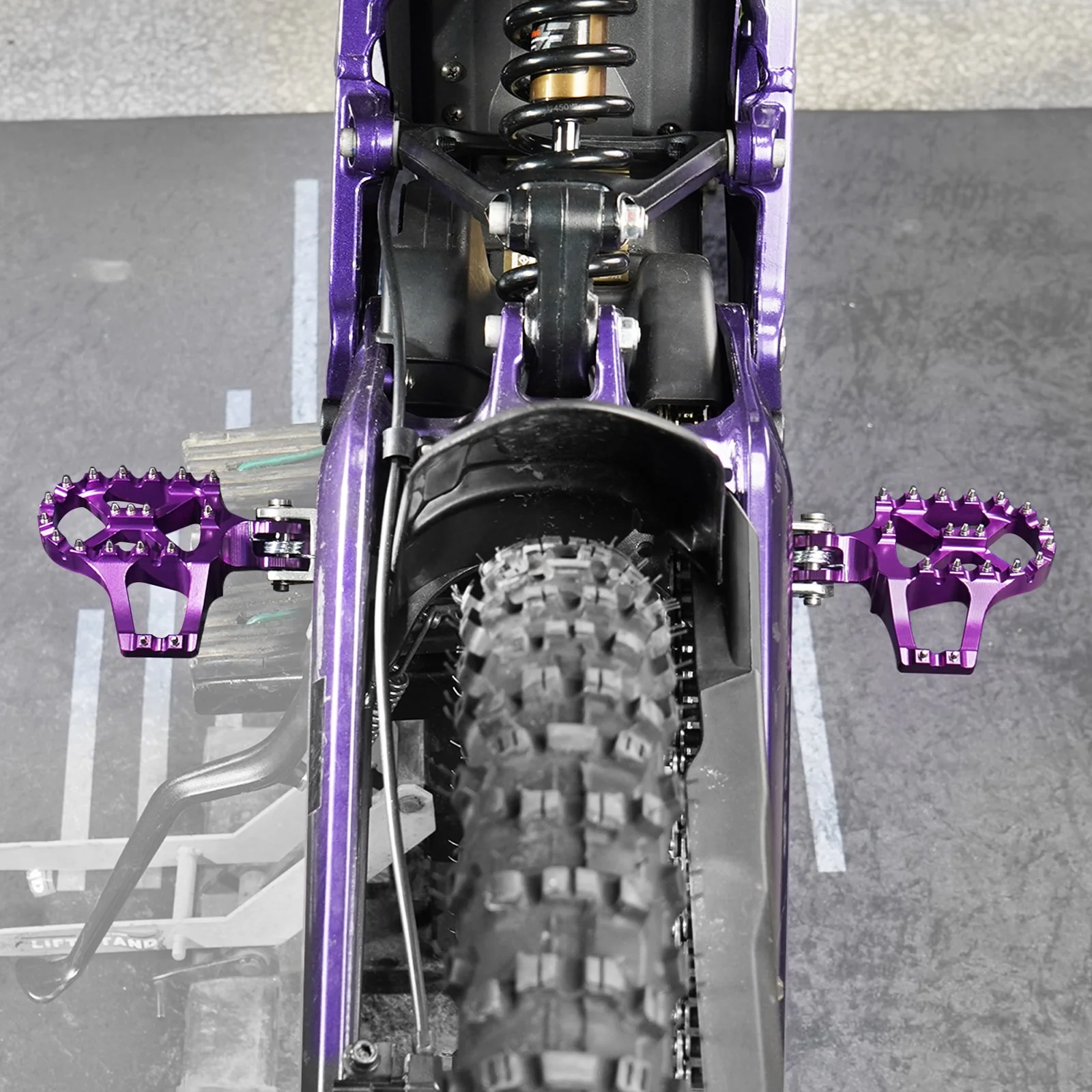 Extender Foot Pegs & Bracket Package For Surron Light Bee X / S Segway X160 X260 2017-2024 - Image 7