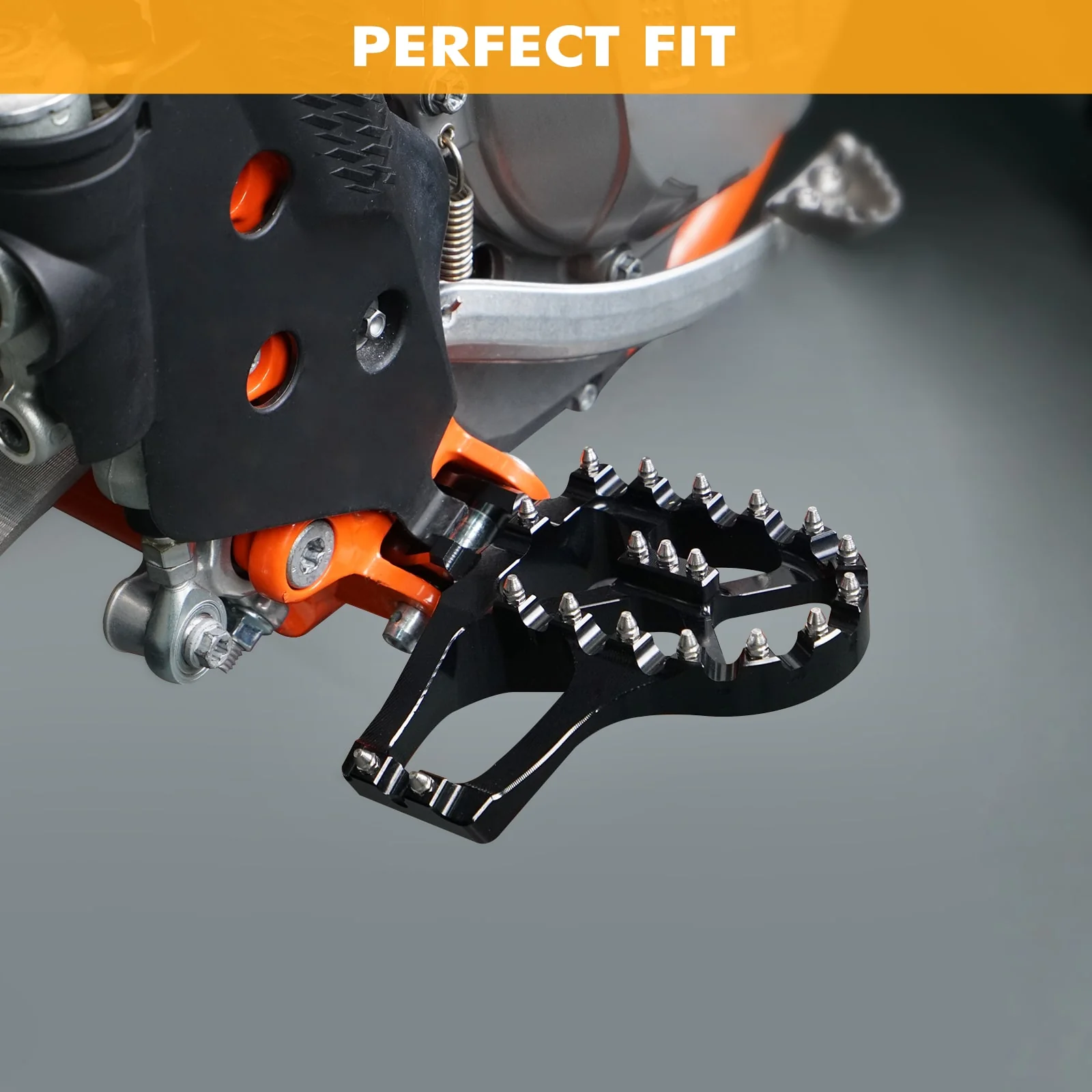 Extender Foot Pegs Footrests For KTM 125-500 Husqvarna 125-501 GasGas 250/300/350 - Image 2