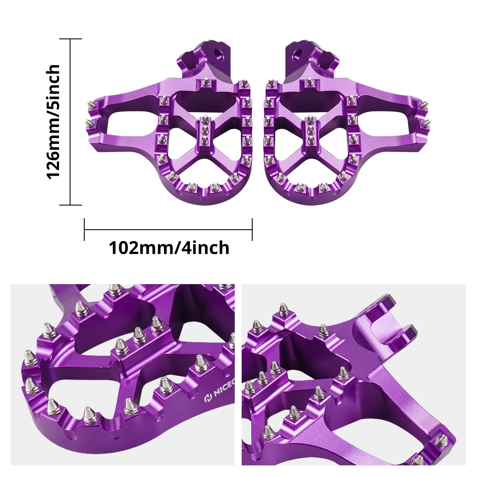Foot Pegs Bracket Package Footrest Support Brace Kickstand For Surron Light Bee X S Segway X160 X260 - Image 6