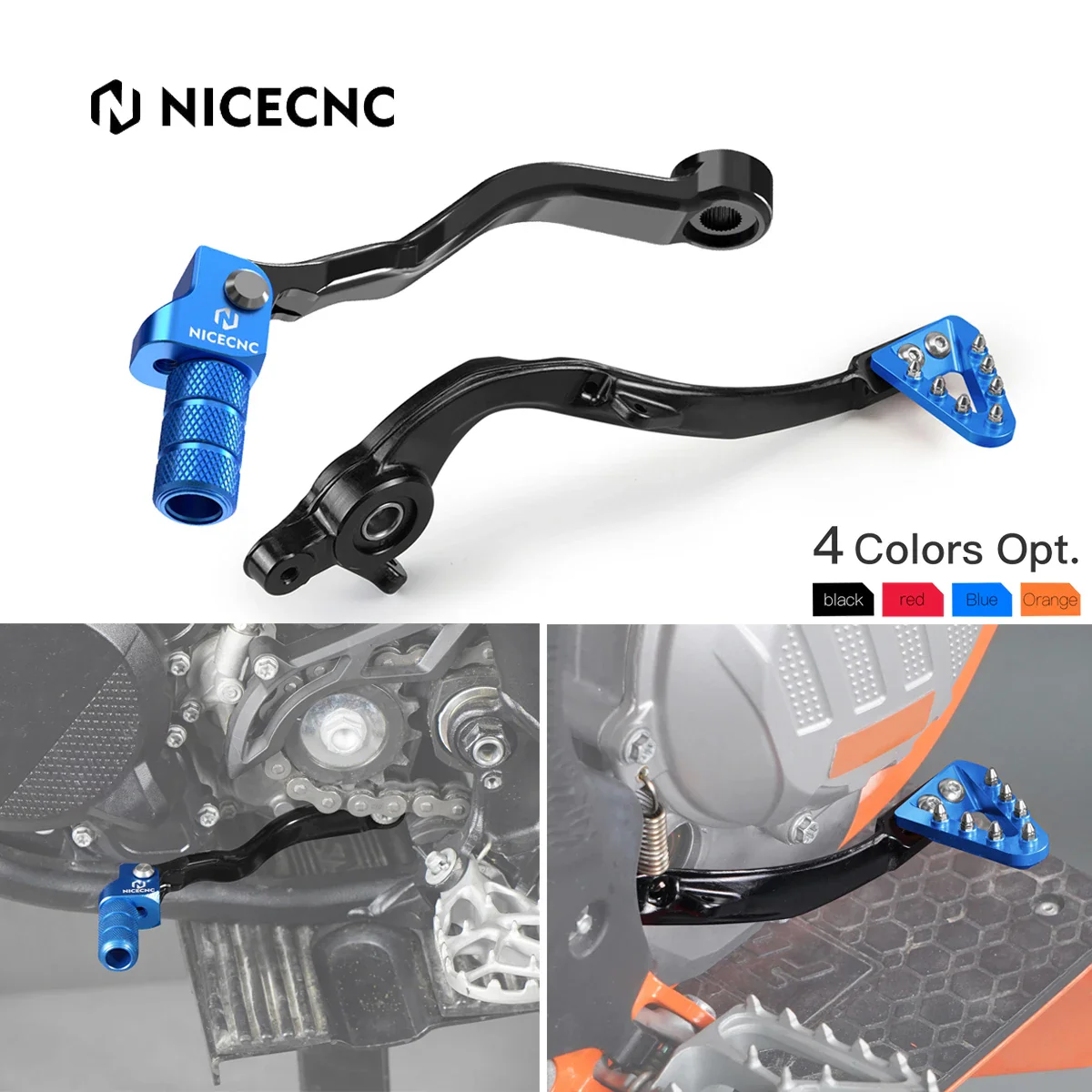 Forged Gear Shift Lever with Adjustable Brake Pedal Lever Kit For KTM HUSQVARNA GASGAS 2023-2024 - Image 13