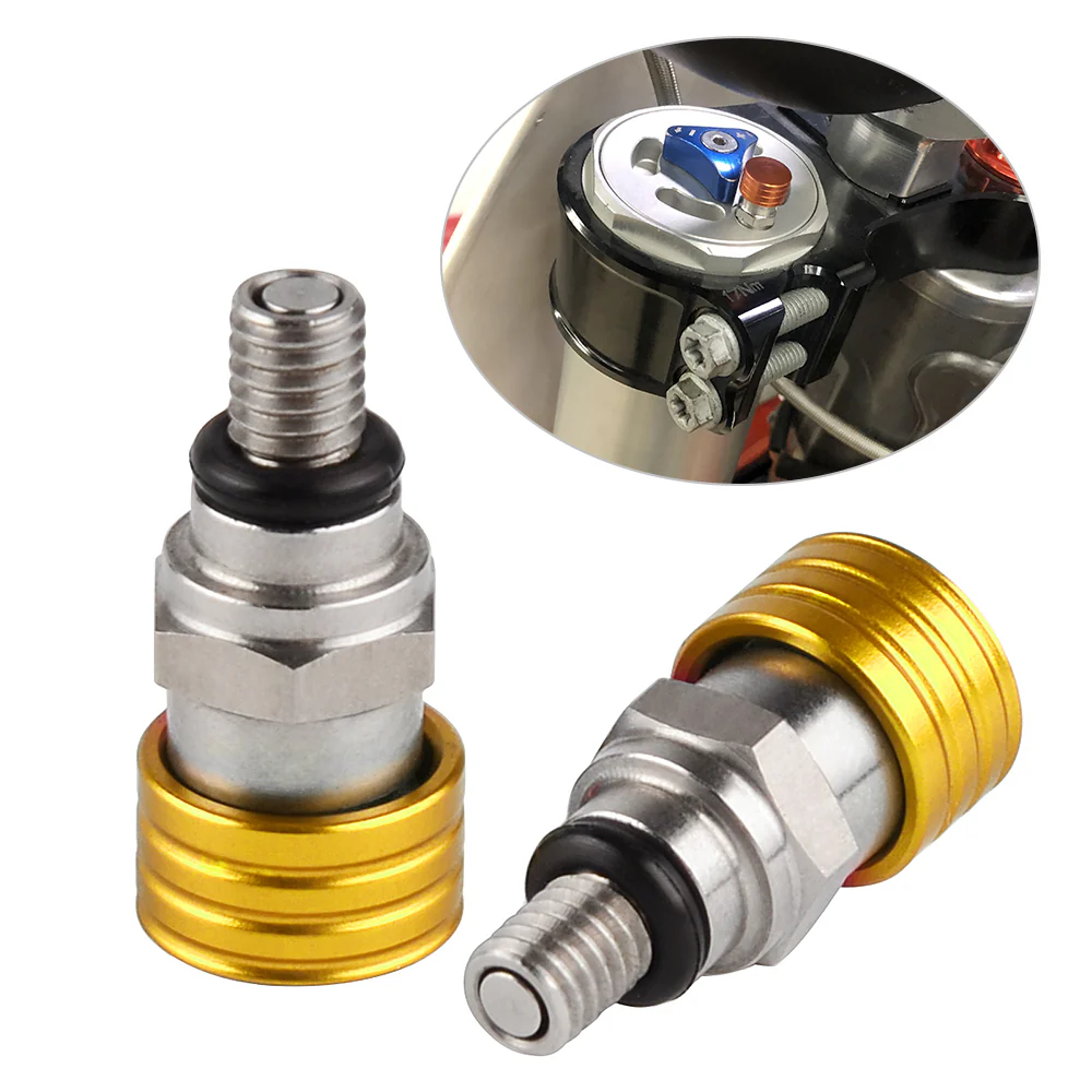 Fork Air Pressure Bleeder Valves M5x0.8 For Yamaha WR450F Honda CRF250X Suzuki DRZ400SM - Image 16