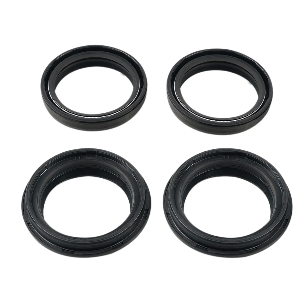 4pcs Fork Oil Dust Seals Kit Set For Kawasaki Honda Suzuki Triumph Yamaha - Image 4