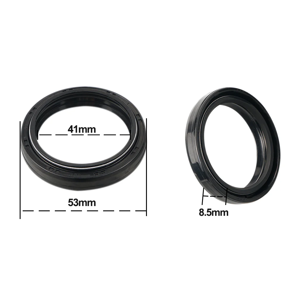 4pcs Fork Oil Dust Seals Kit Set For Kawasaki Honda Suzuki Triumph Yamaha - Image 9
