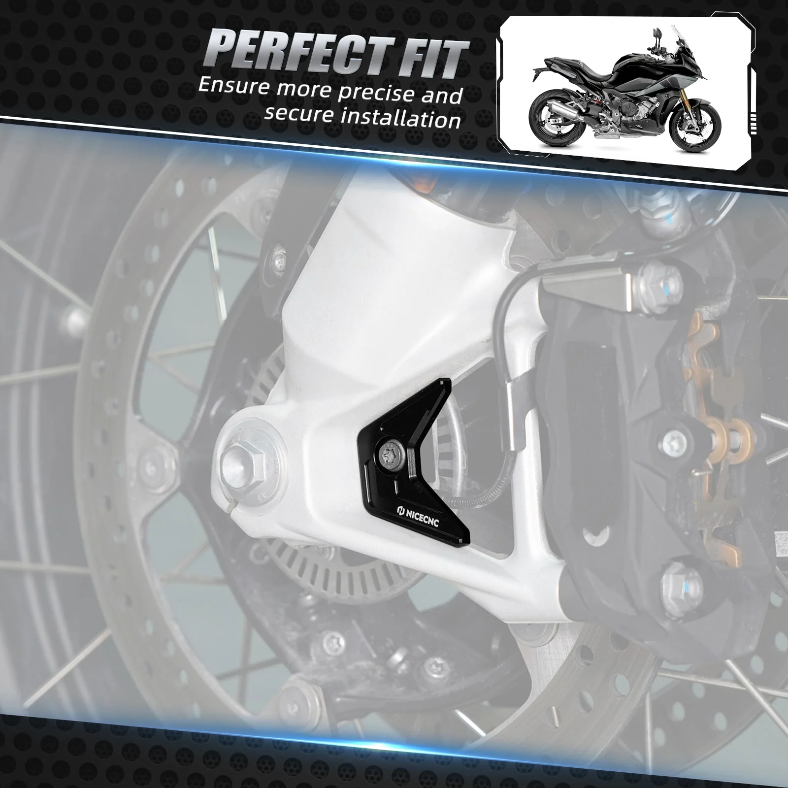Front ABS Sensor Guard For BMW R1250GS 19-23 R1250GS Adventure 19-24 - Image 3