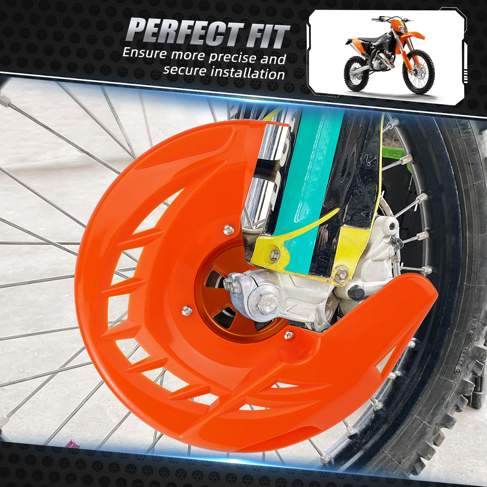 Front Brake Disc Guard For KTM Husqvarna Husaberg - Image 4