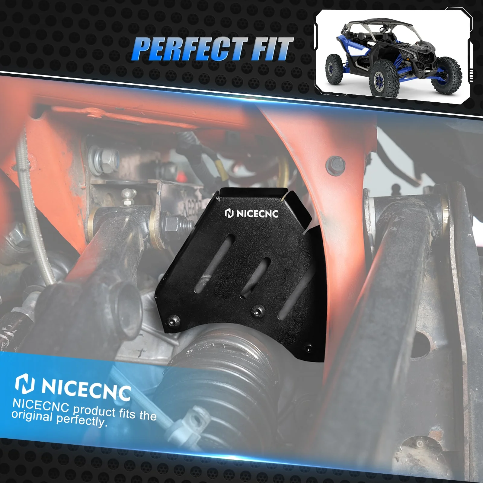 UTV Front Differential Actuator Cover Guard For Can-Am X3 Maverick Sport 1000R - Image 2
