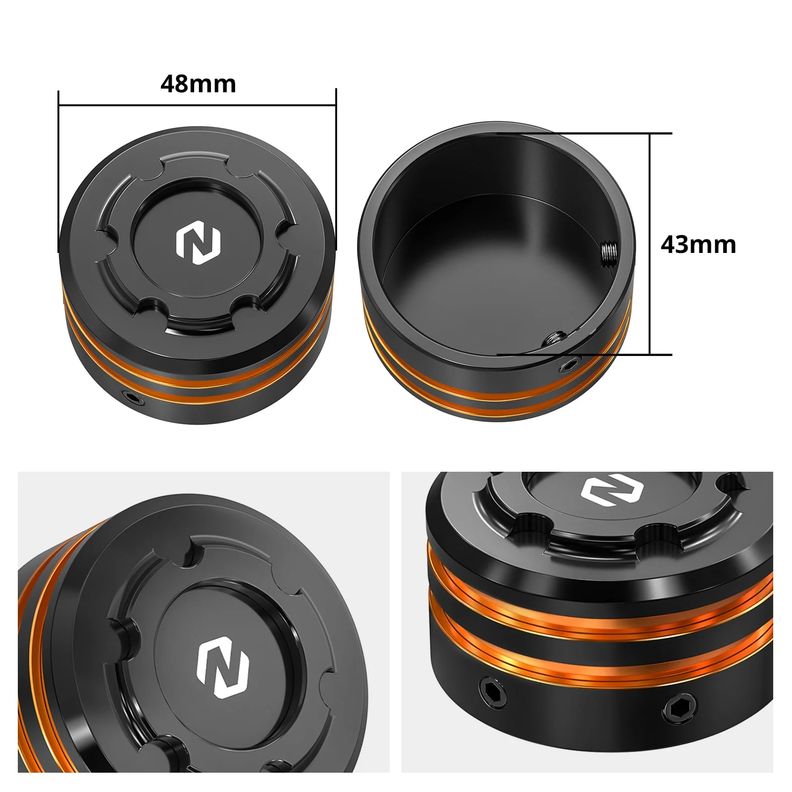Rear Axle Nut Covers Caps For Harley Sportster S 1250 Pan America - Image 7