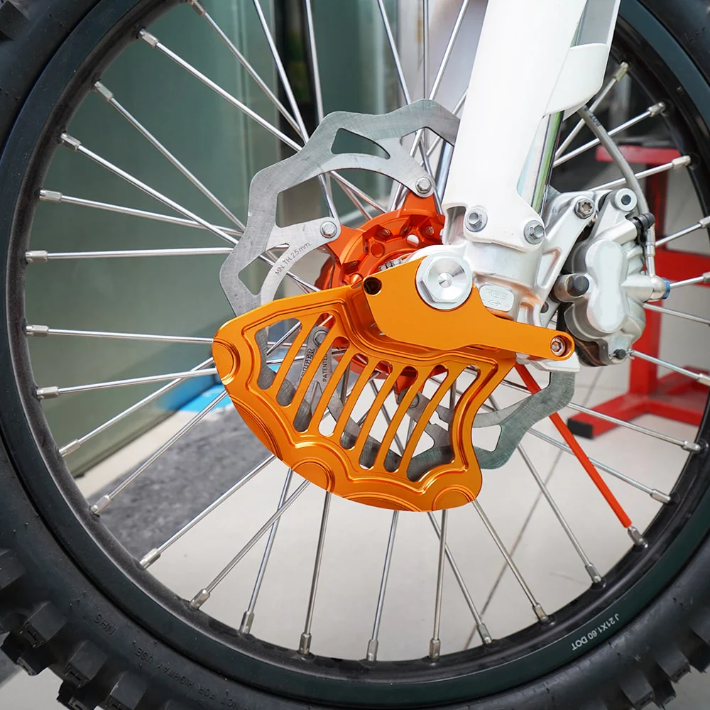Front Rear Brake Disc Guard For KTM 125-500 XC/XCF/SX/SXF - Image 3