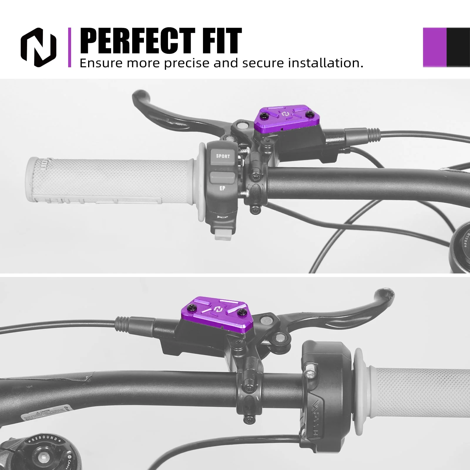 Front Rear Brake Reservoir Cover Cap For Surron Light Bee X/ S/ L1E Segway X160 X260 - Image 2
