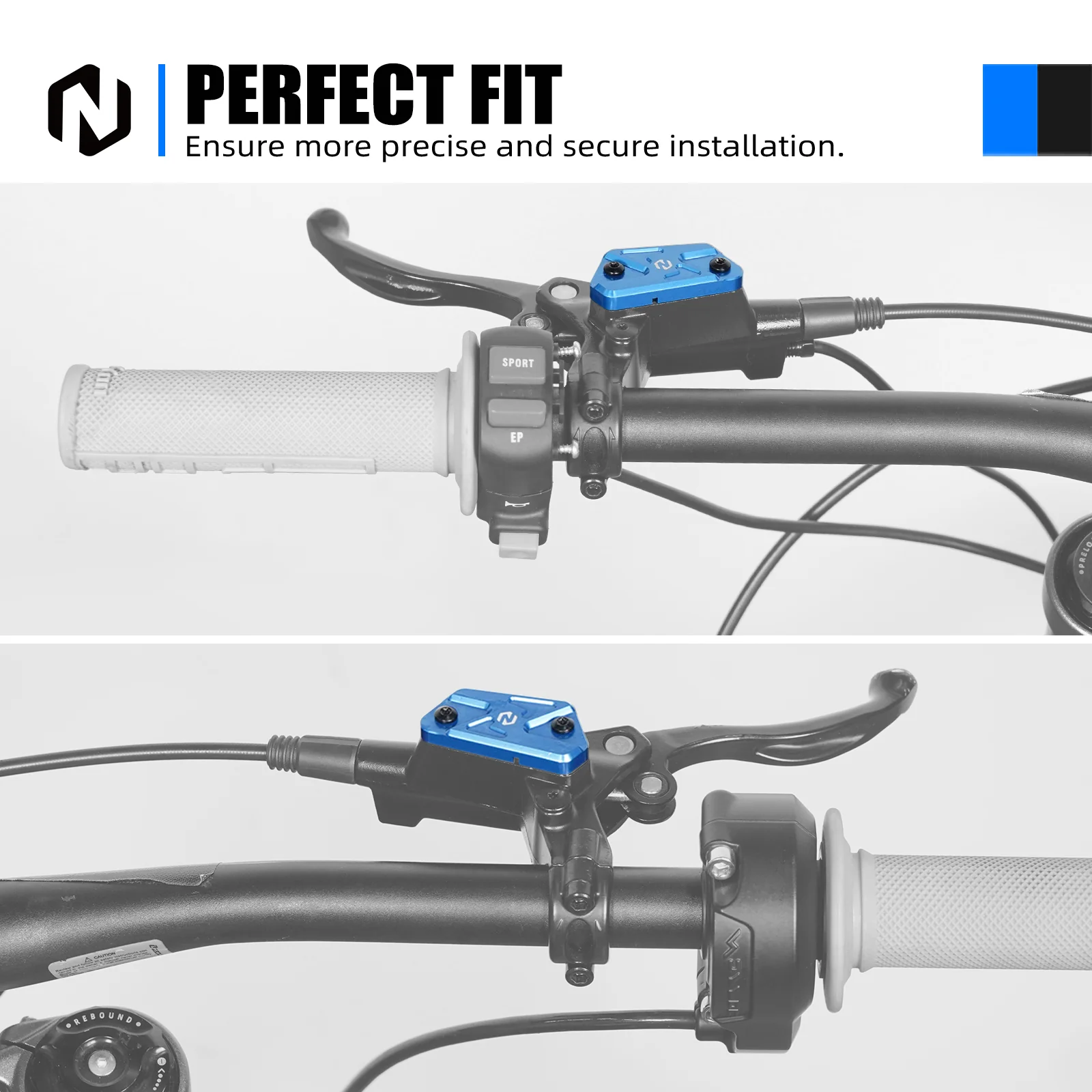 Front Rear Brake Reservoir Cover Cap For Surron Light Bee X/ S/ L1E Segway X160 X260 - Image 3
