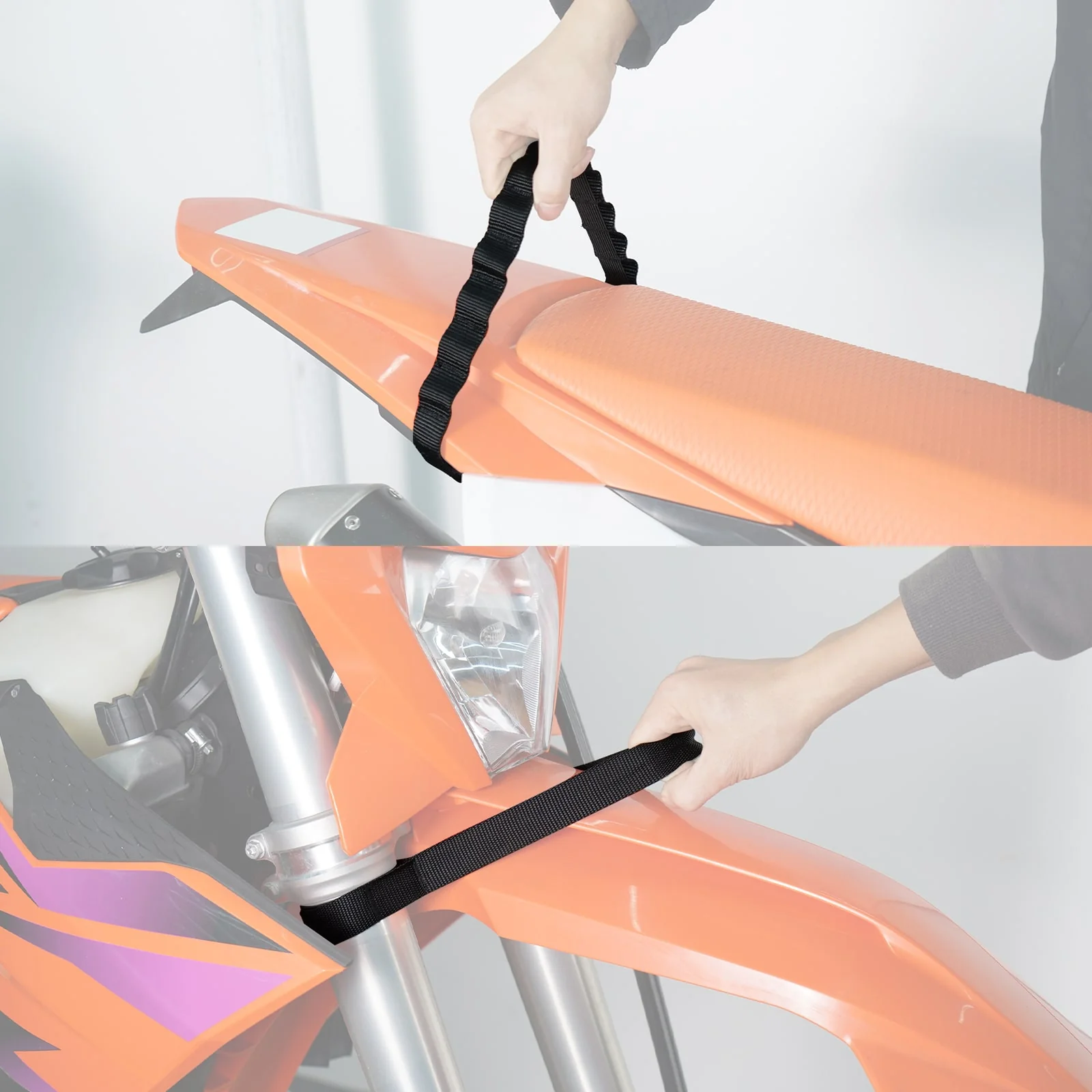 Front Rear Lift Pull Strap Kit For GasGas EC /EC F 250/300/350 2024-2026 - Image 3