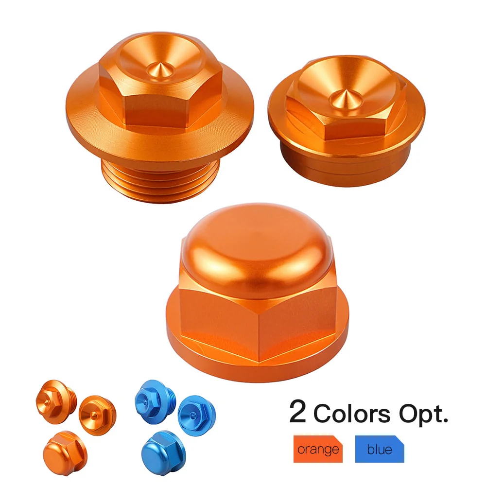 Front Rear Wheel Axle Nuts Bolts for KTM  350 500 EXC-F 2016-2022 - Image 8