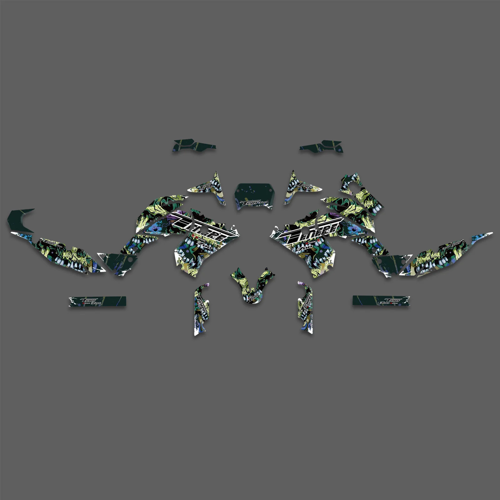 Motorcross Team Decals Stickers Full Graphic Kit For YAMAHA Tenere700 2018-2023 - Image 2