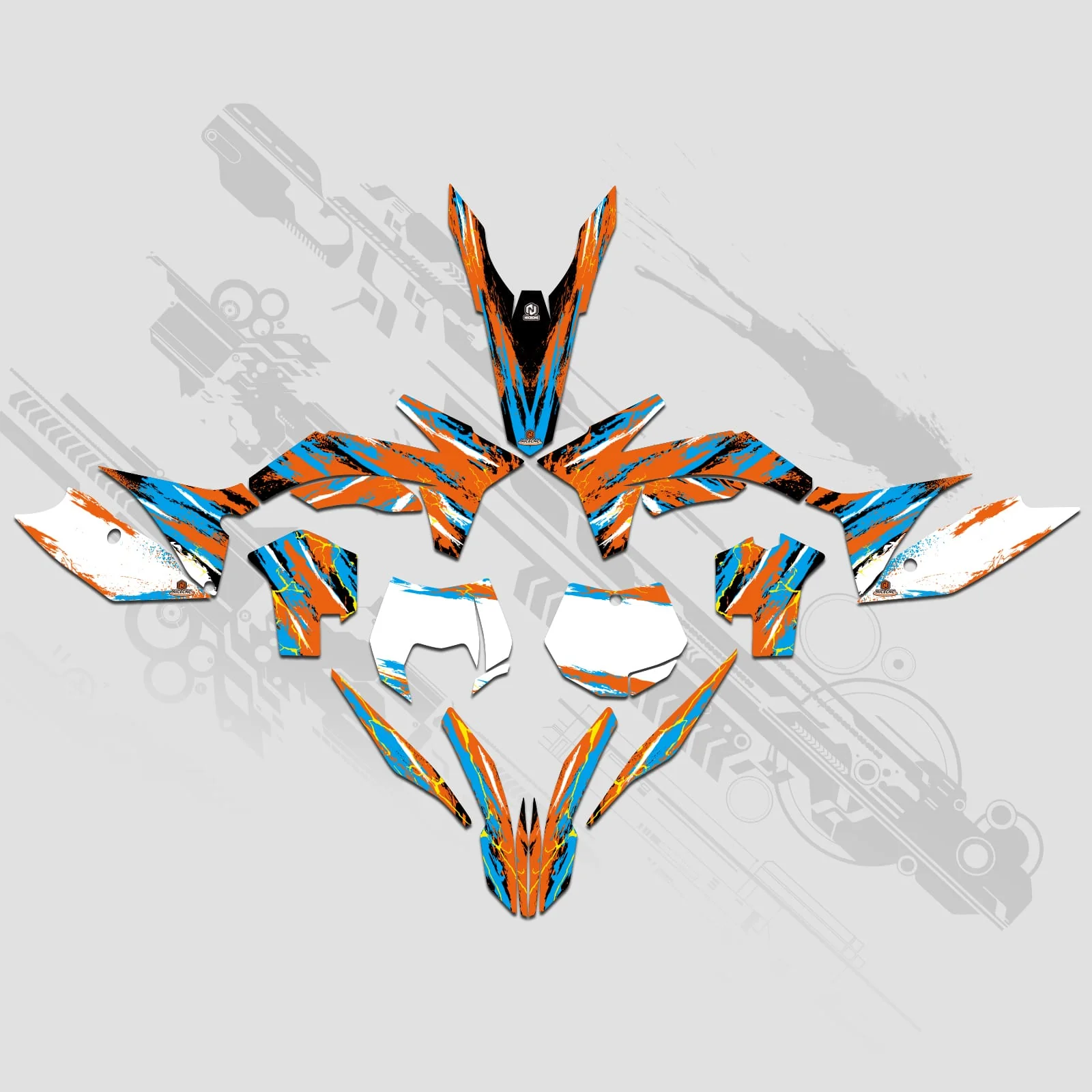 Full Graphics Decals Stickers Kit For KTM SX 2011-2012 XCW 2013 - Image 5
